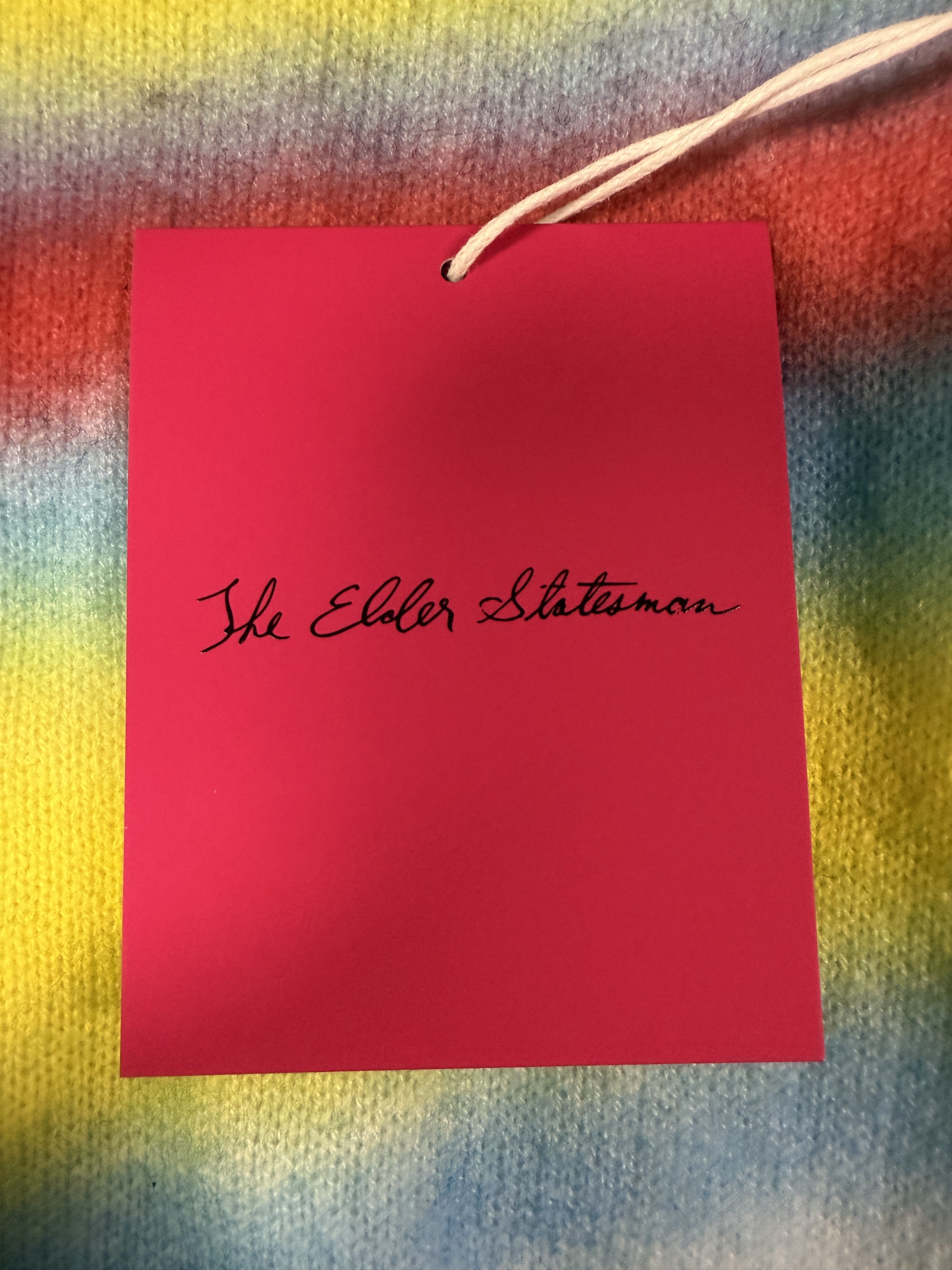 The Elder Statesman $2295 The Elder Statesman Graffiti Crewneck Sweater Size US S / EU 44-46 / 1 - 9 Thumbnail