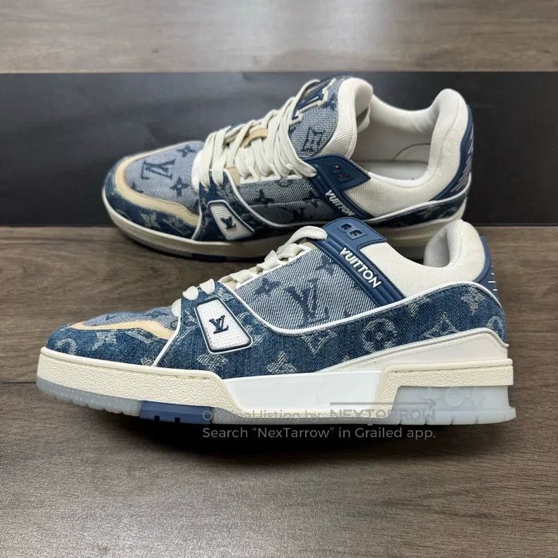Louis Vuitton Louis Vuitton Indigo Denim shoes Size US 6.5 / EU 39-40 - 3 Thumbnail