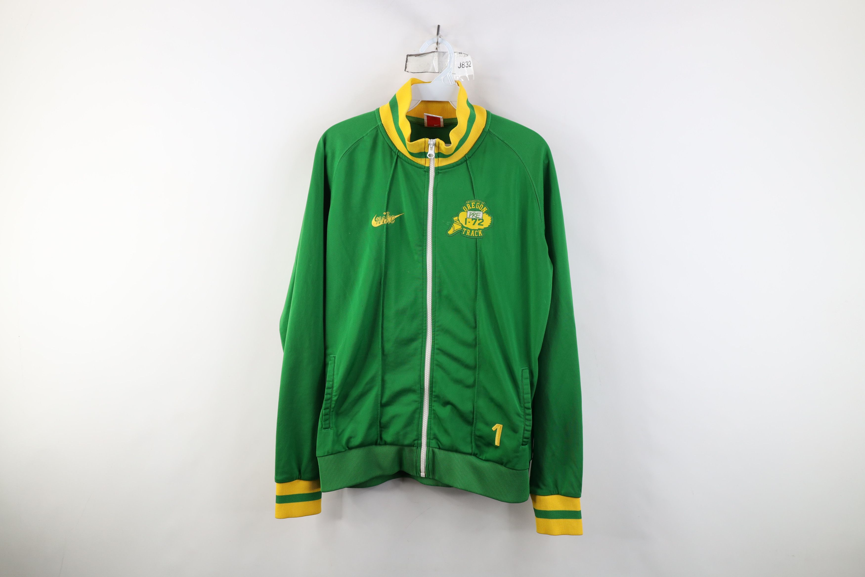 Nike Vintage Nike Prefontaine University of Oregon Track Jacket Size L / US 10 / IT 46 - 1 Thumbnail