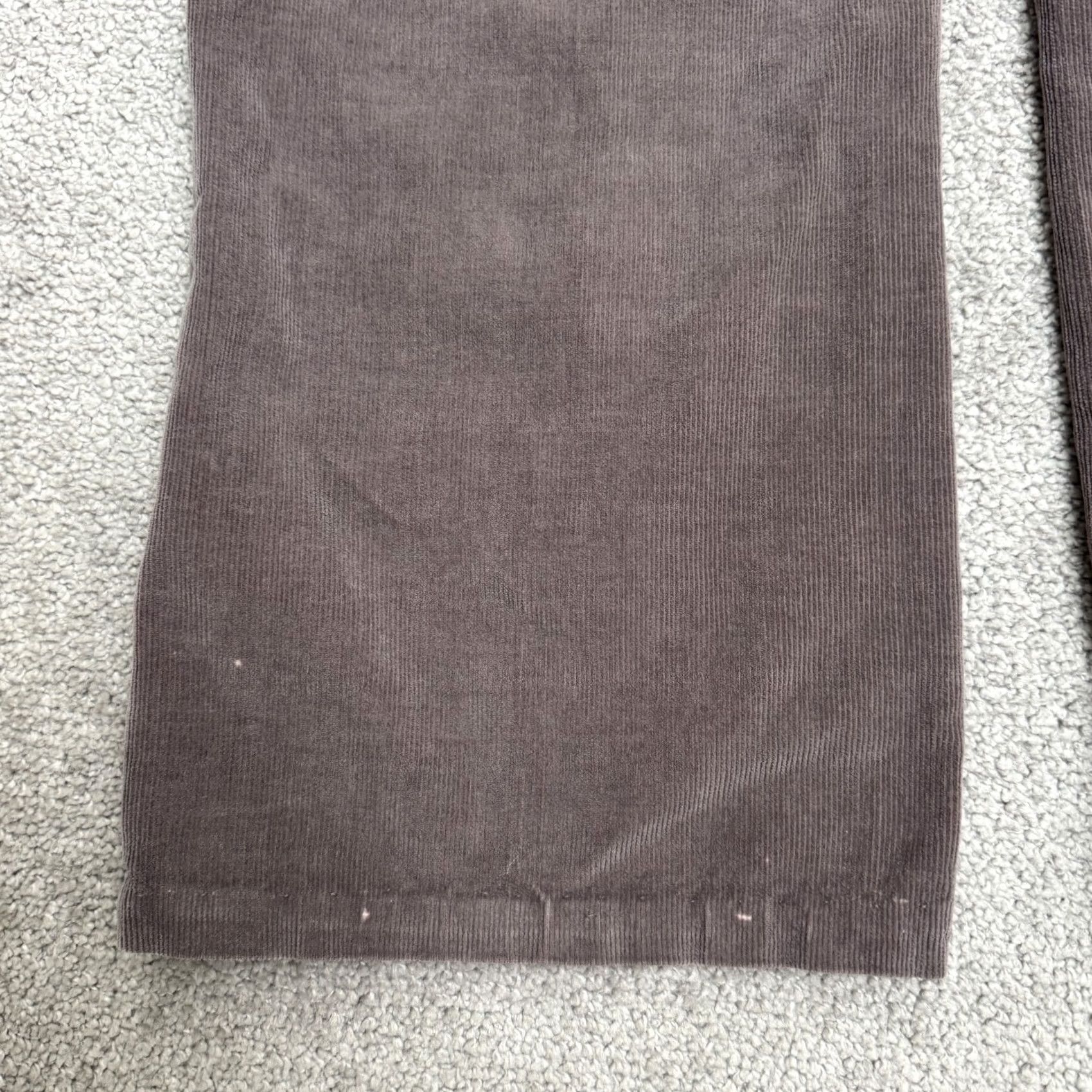 Banana Republic Banana Republic Corduroy Straight Cropped Pants Womens Petite Purple Mid Rise 26 Size 27" / US 4 / IT 40 - 6 Thumbnail