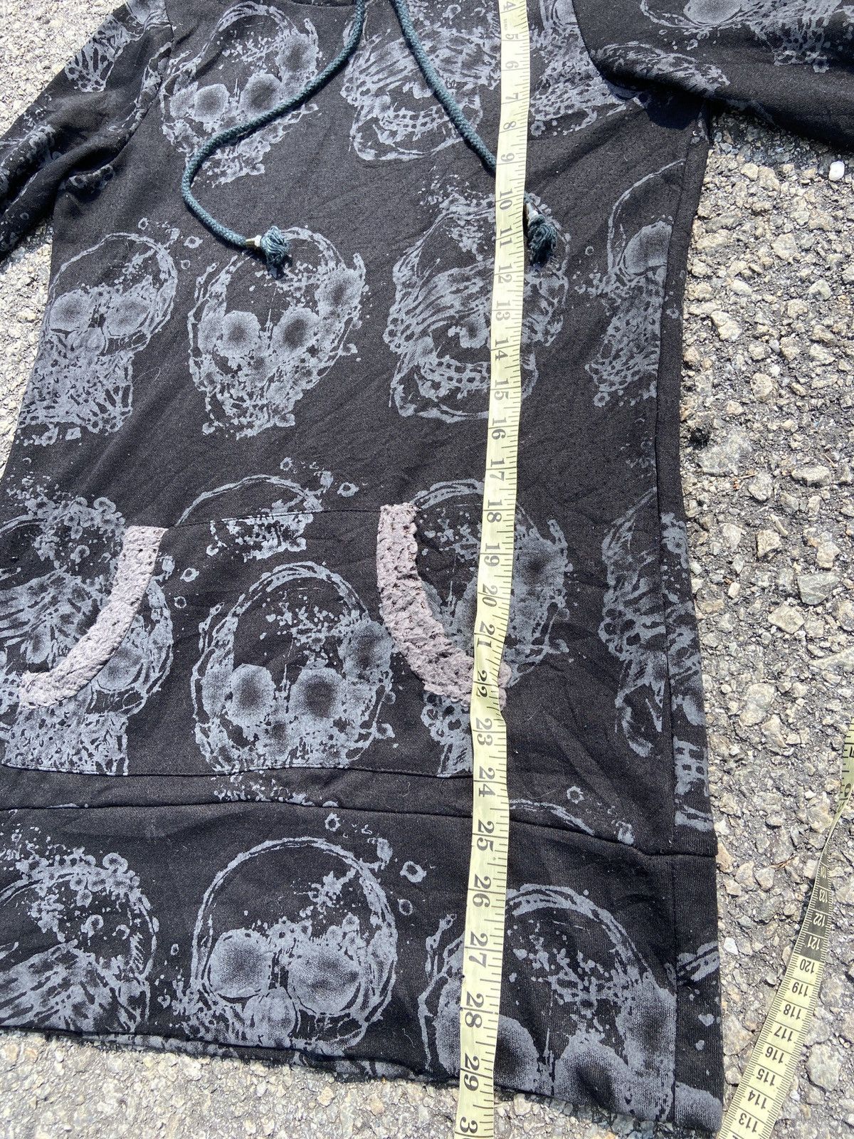 If Six Was Nine × Japanese Brand × Vintage Seditorines Skull Fullprint Hoodie Size US S / EU 44-46 / 1 - 7 Thumbnail