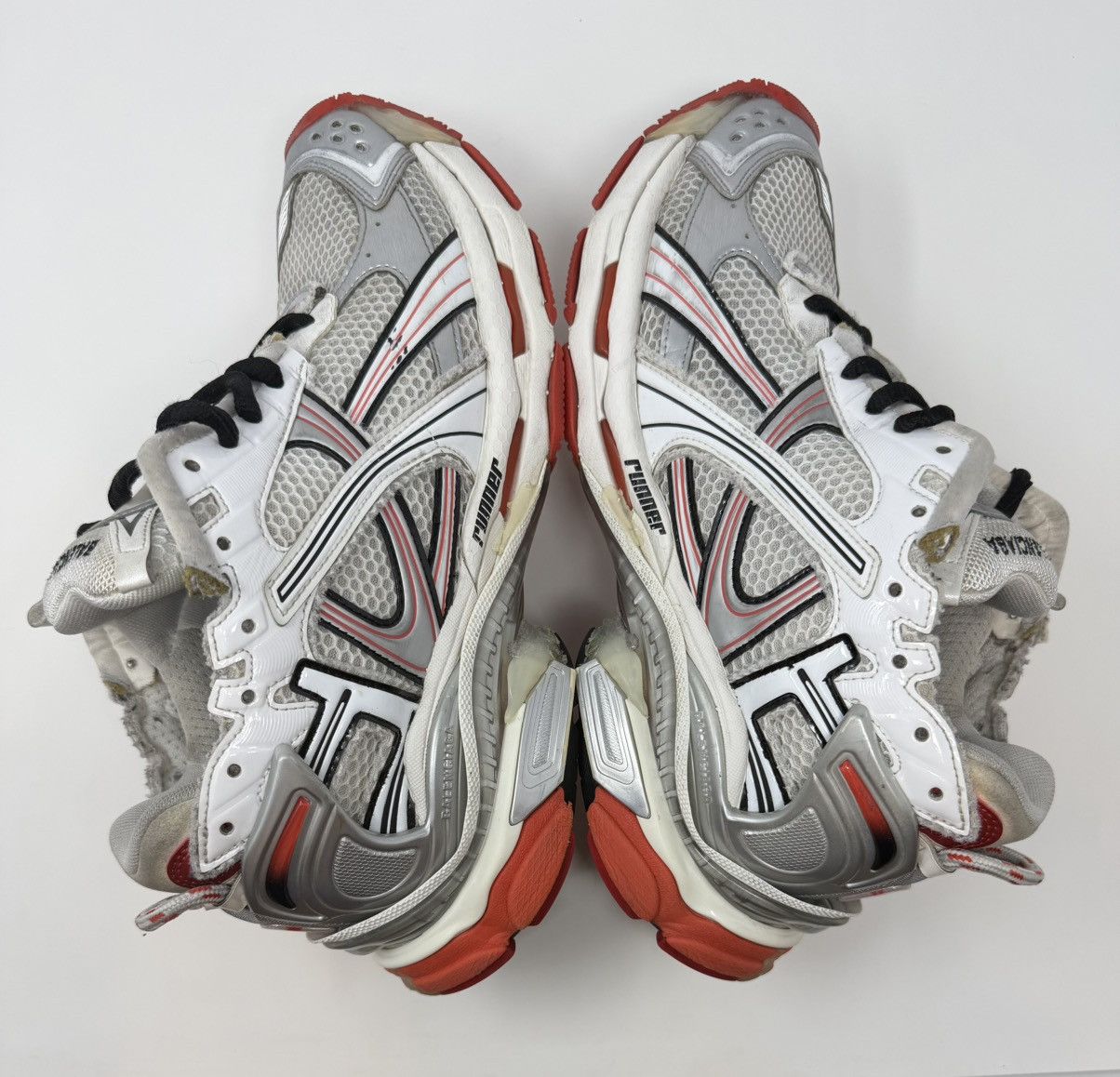 Balenciaga Balenciaga Runner Sneaker White/Red/Black New Season Size US 10 / EU 43 - 3 Thumbnail