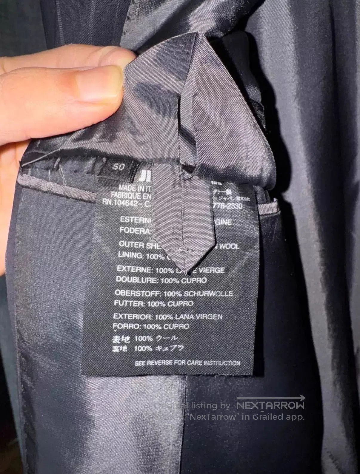 Raf Simons Black Striped Single-Breasted Blazer. Size US M / EU 48-50 / 2 - 6 Thumbnail