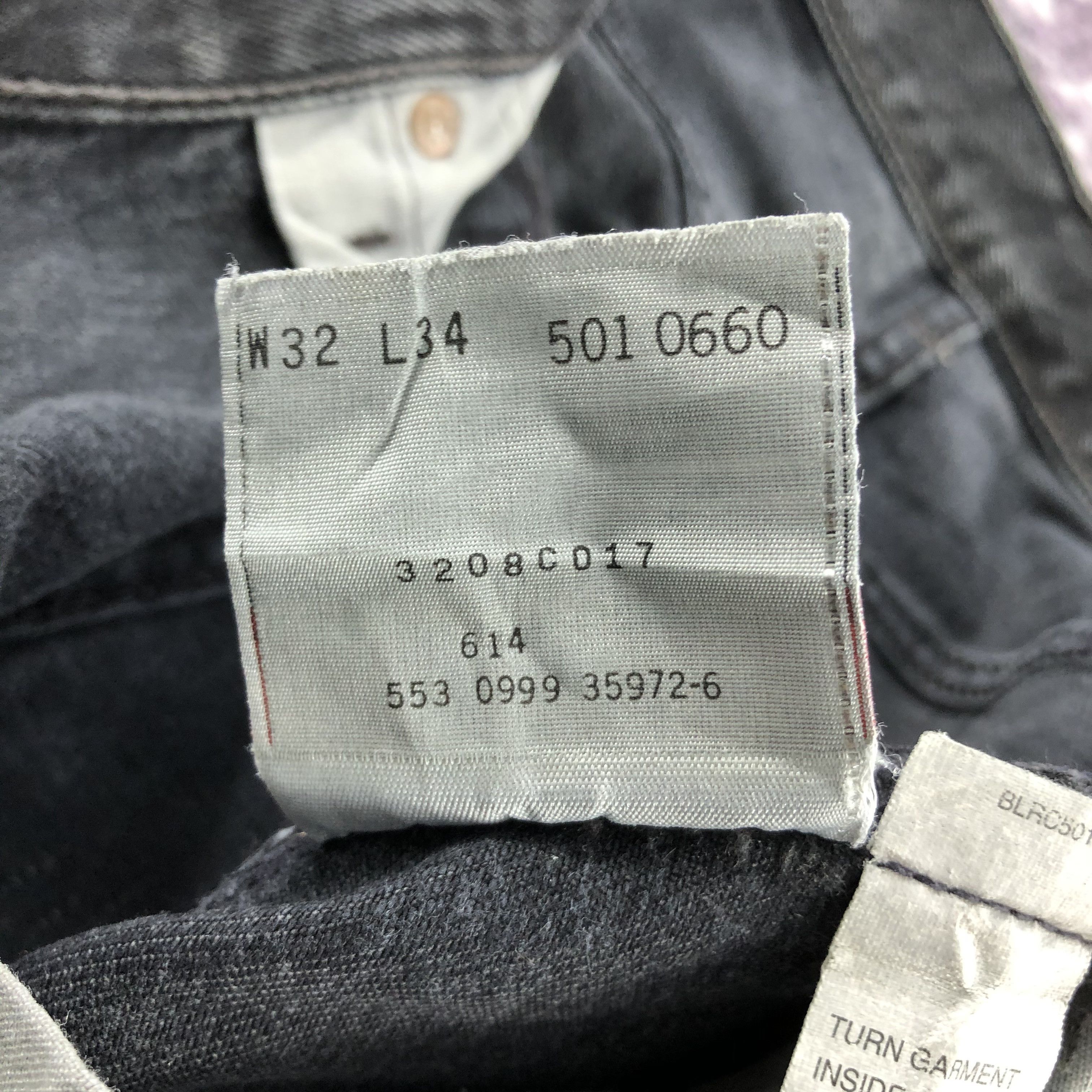 Levi's Vintage 90s Ripped Levis 501 Earth Tone Jeans-JM2282 Size US 33 - 14 Thumbnail