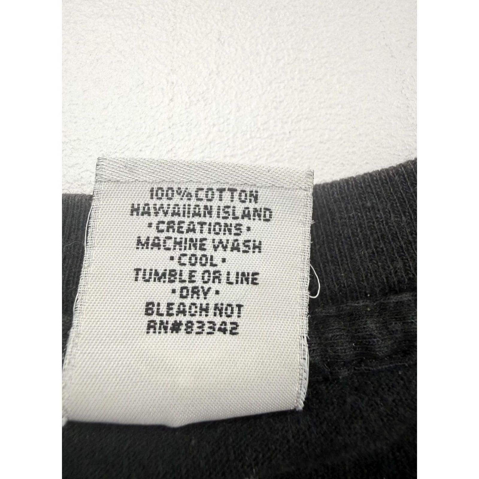 Vintage Hawaiian Island Creations Shirt Mens XL Black Surf Logo Graphic Tee Beach Hawaii Size US XL / EU 56 / 4 - 4 Thumbnail