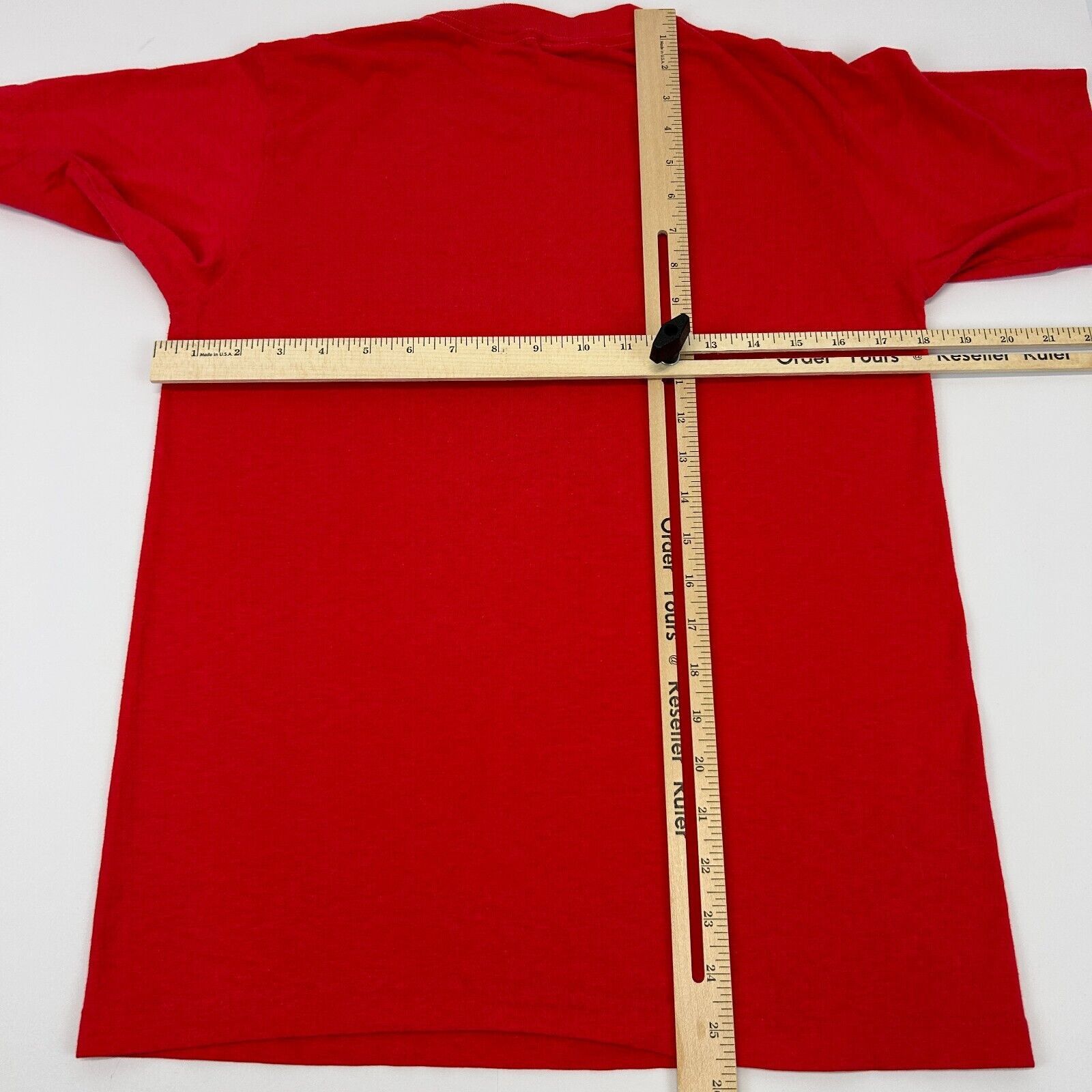 Reebok Vintage 80s Reebok Logo T Shirt Made In USA Red S Small Size US S / EU 44-46 / 1 - 9 Thumbnail