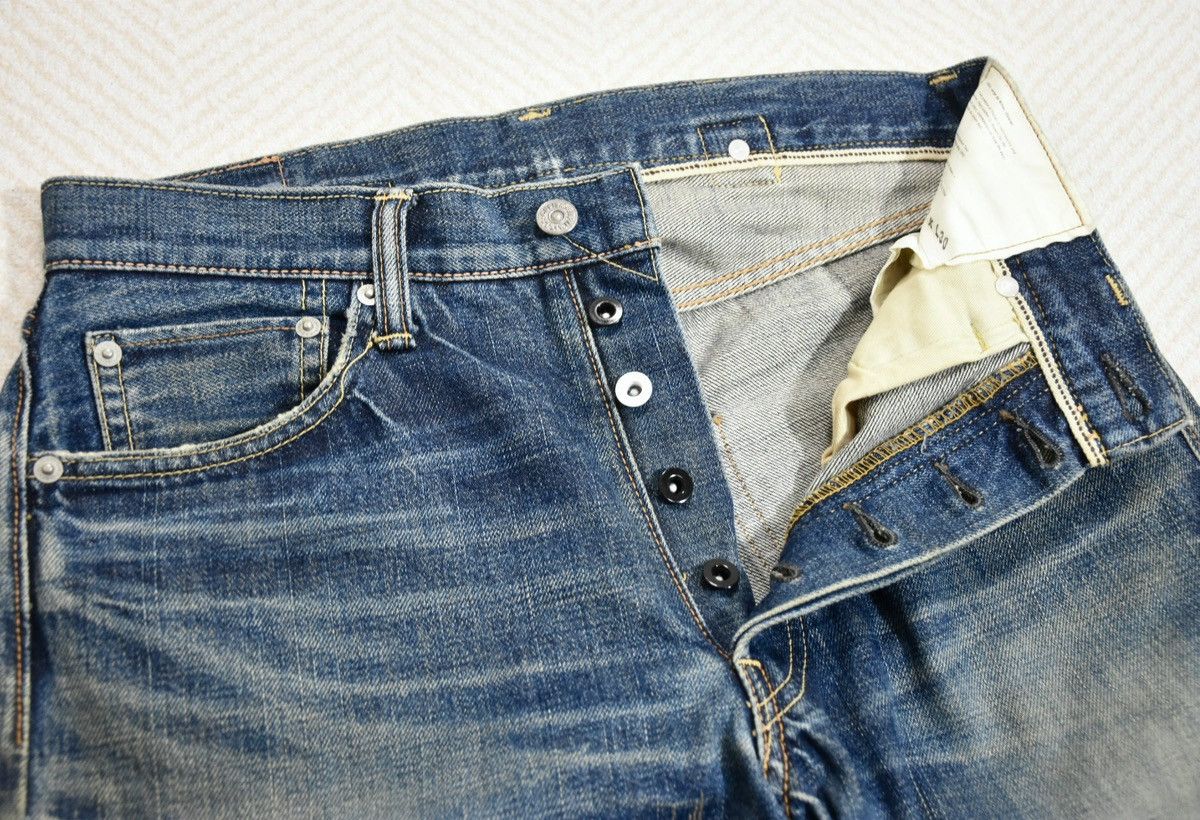 Visvim Visvim Fluxus 00 Damgaed-1 D1 Denim W32L30 Size US 32 / EU 48 - 6 Thumbnail