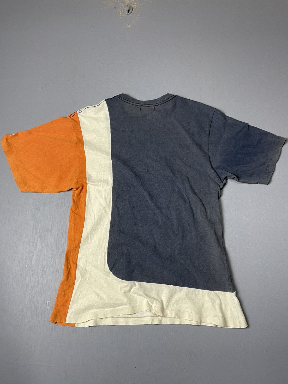 Stussy Vintage 90’s sun faded STUSSY colour block tshirt Size US M / EU 48-50 / 2 - 3 Thumbnail
