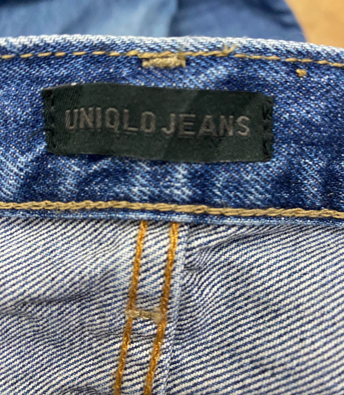 Japanese Brand 💥 Vintage Uniqlo Jeans Straight Distressed Denim Jeans Size US 32 / EU 48 - 16 Thumbnail