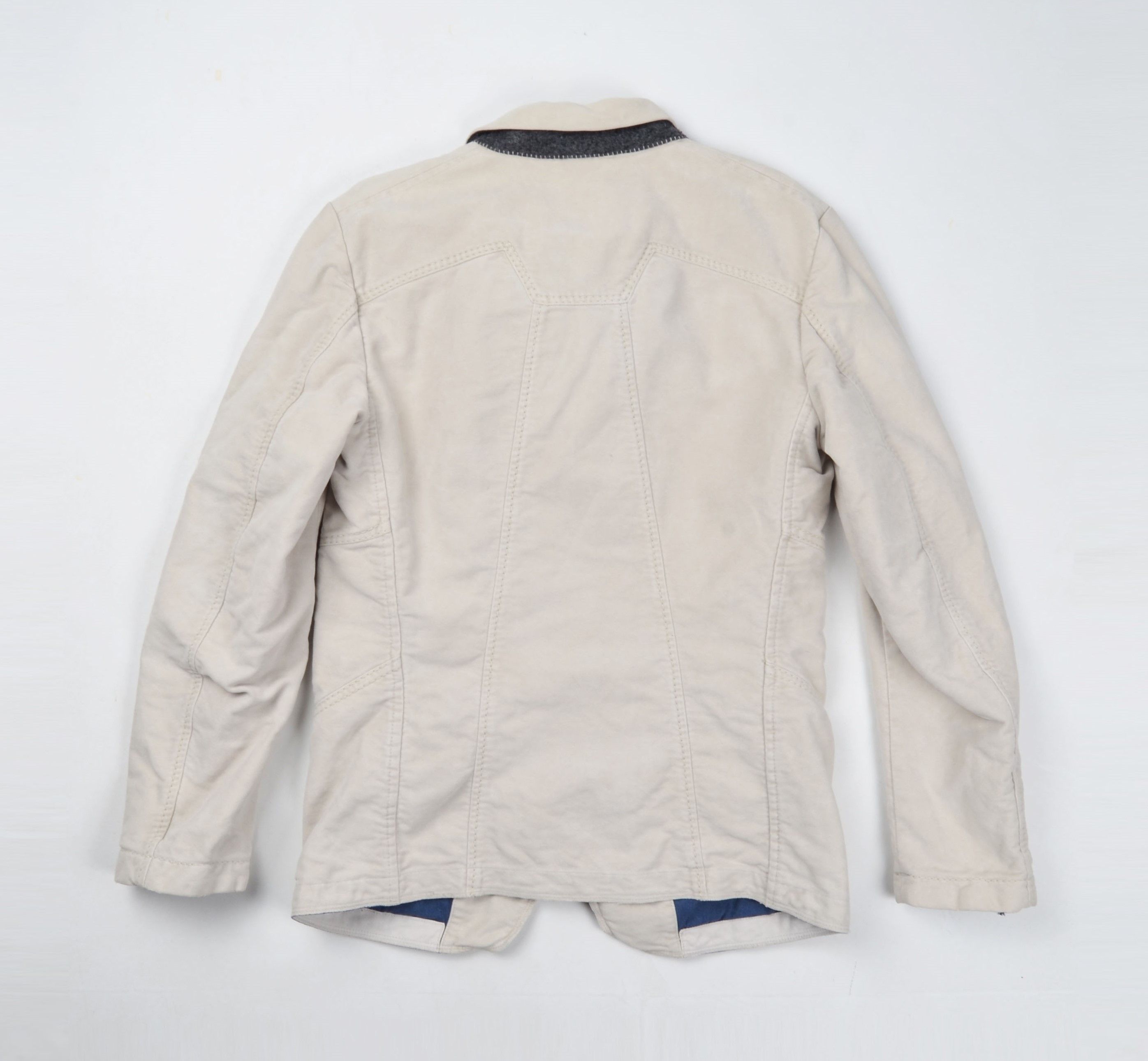 Marithe + Francois Girbaud Vintage Marithe Francois Girbaud Light Gray Blazer Jacket Size 50R - 11 Thumbnail