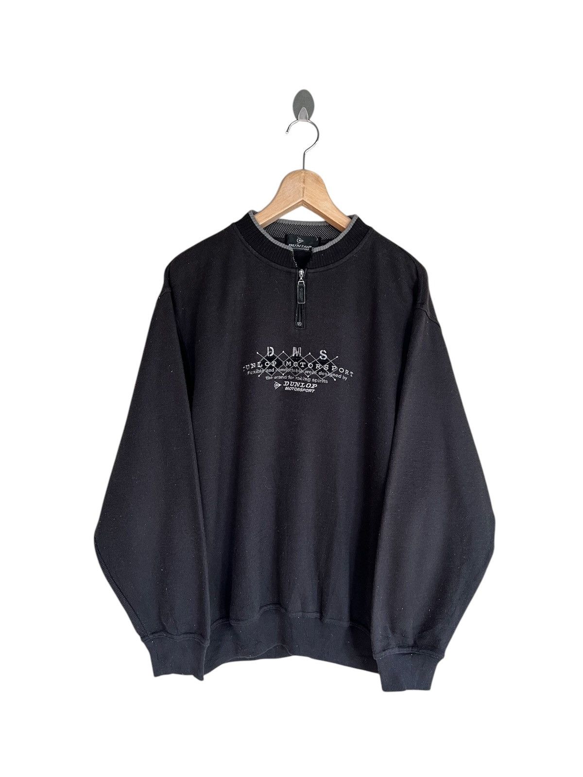 Dunlop × Vintage Vintage Dunlop Racing Sweatshirt Size US L / EU 52-54 / 3 - 1 Thumbnail