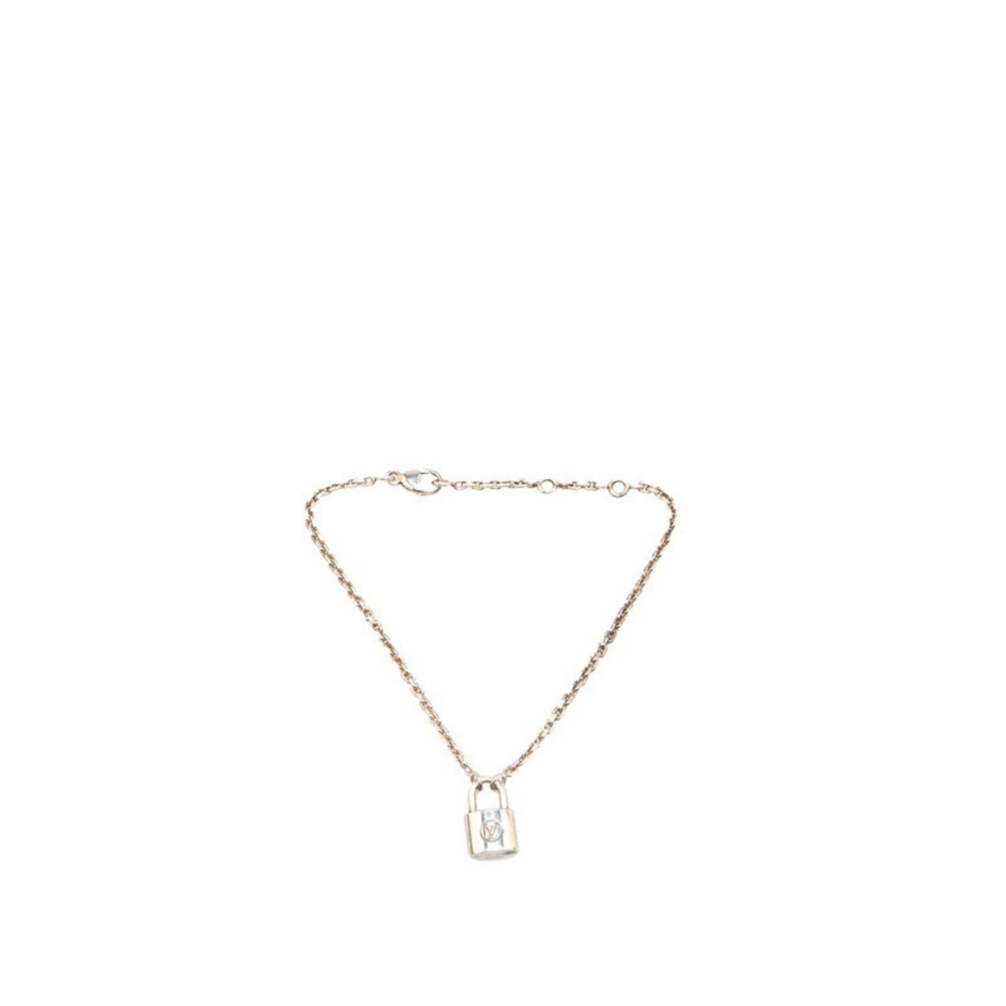Louis Vuitton Louis Vuitton UNICEF Lockit Bracelet Q95450 SV925 Silver Women's LOUIS VUITTON Size ONE SIZE - 1 Thumbnail