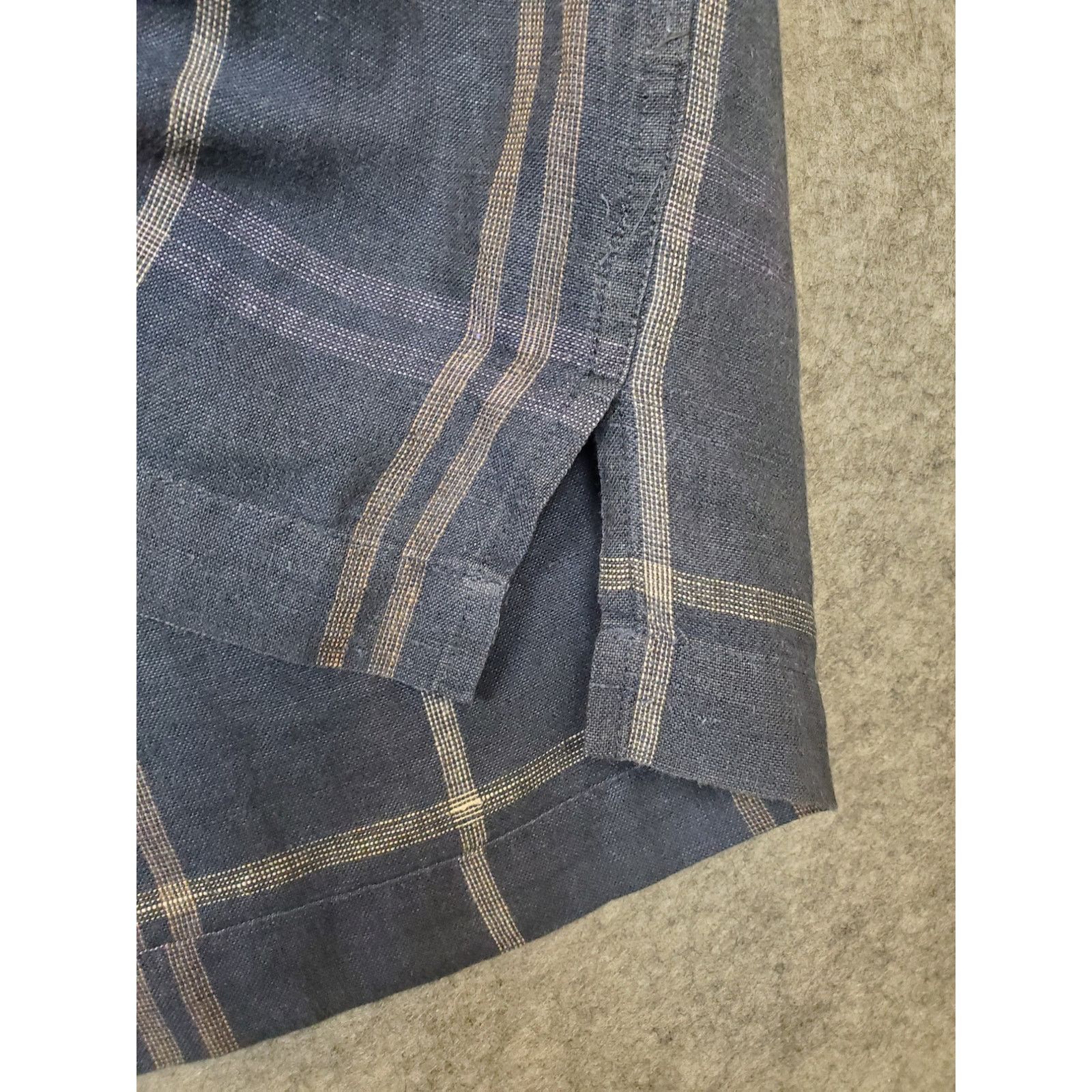 Other Men's XL Blue Linen/Cotton Short Sleeve Shirt Size US XL / EU 56 / 4 - 8 Thumbnail