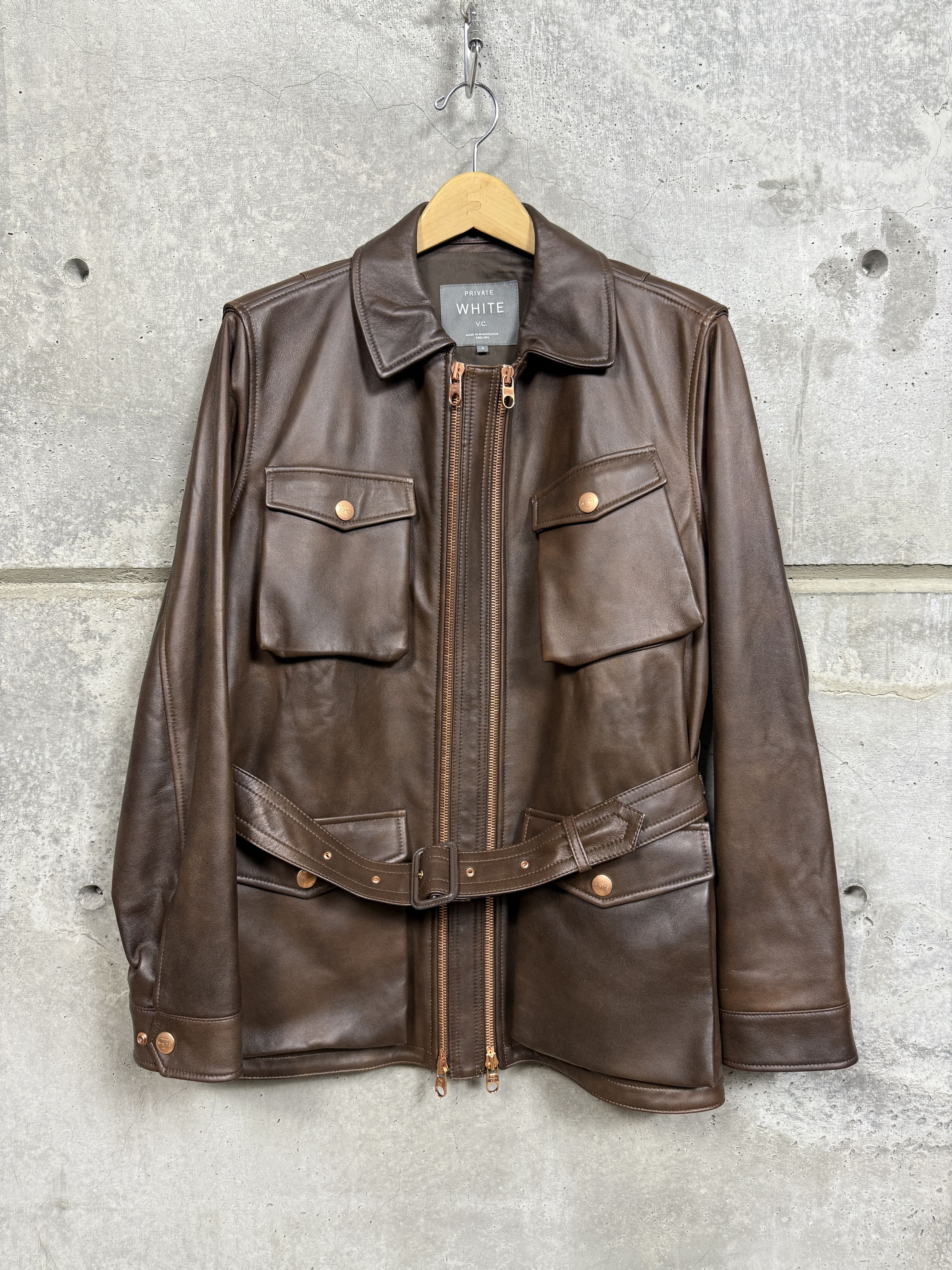 Private White V.C. $3000 Private White V.C. "The Leather Twin Track" Jacket Size US M / EU 48-50 / 2 - 4 Thumbnail