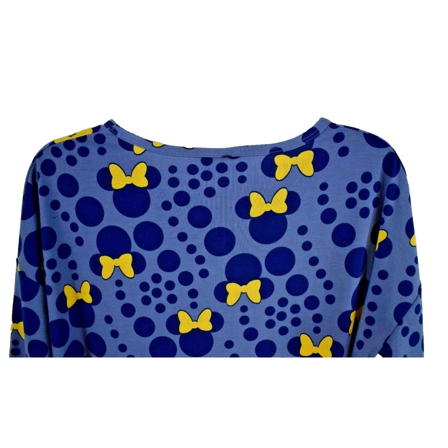 Other LuLaRoe Misses Small Disney Blue Minnie Mouse Short Sleeve I Size S / US 4 / IT 40 - 9 Thumbnail
