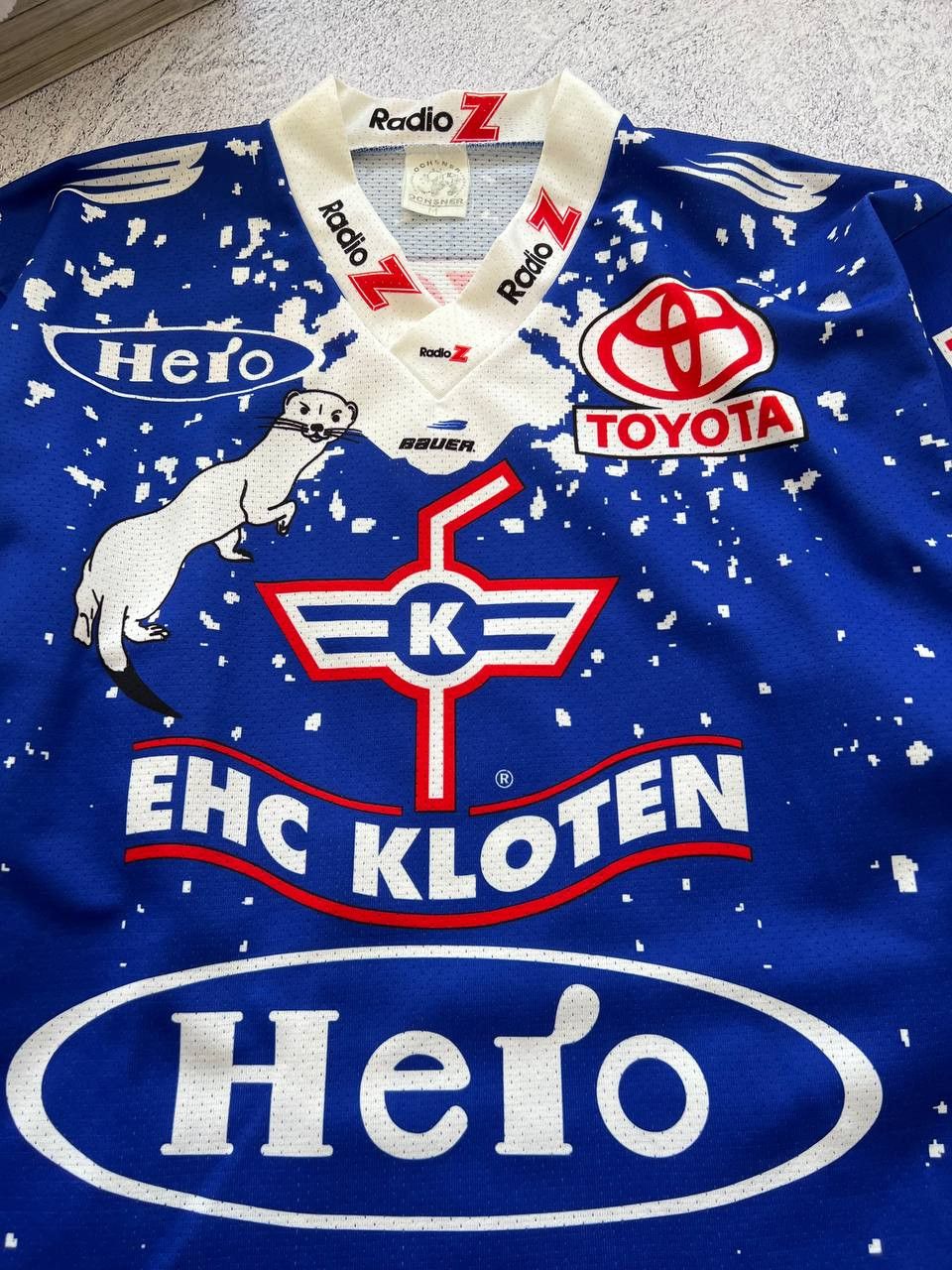 Vintage KLOTEN FLYERS 1998/99 HOCKEY SHIRT JERSEY #65 Tommy Sjödin Size US M / EU 48-50 / 2 - 12 Thumbnail