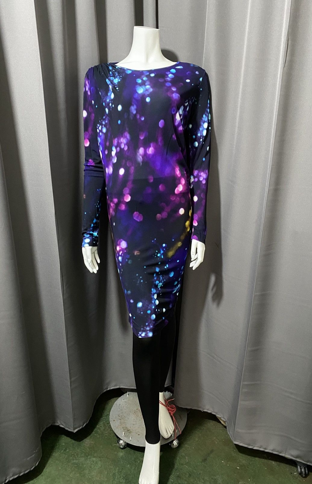 Escada Sport Escada- Sparkle Universe Midi Dress Size M / US 6-8 / IT 42-44 - 3 Thumbnail