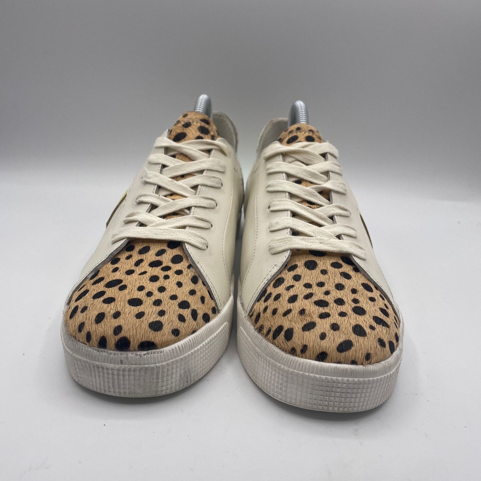 Other Dolce Vita Zaga Leather Trainers Shoes Fur White Womens 9.5 Size US 9.5 / IT 39.5 - 3 Thumbnail