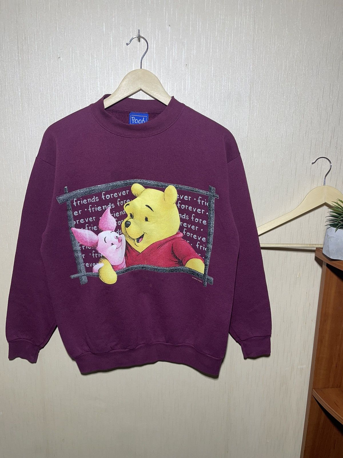 Winnie the Pooh and Piglet Disney vintage sweatshirt 90