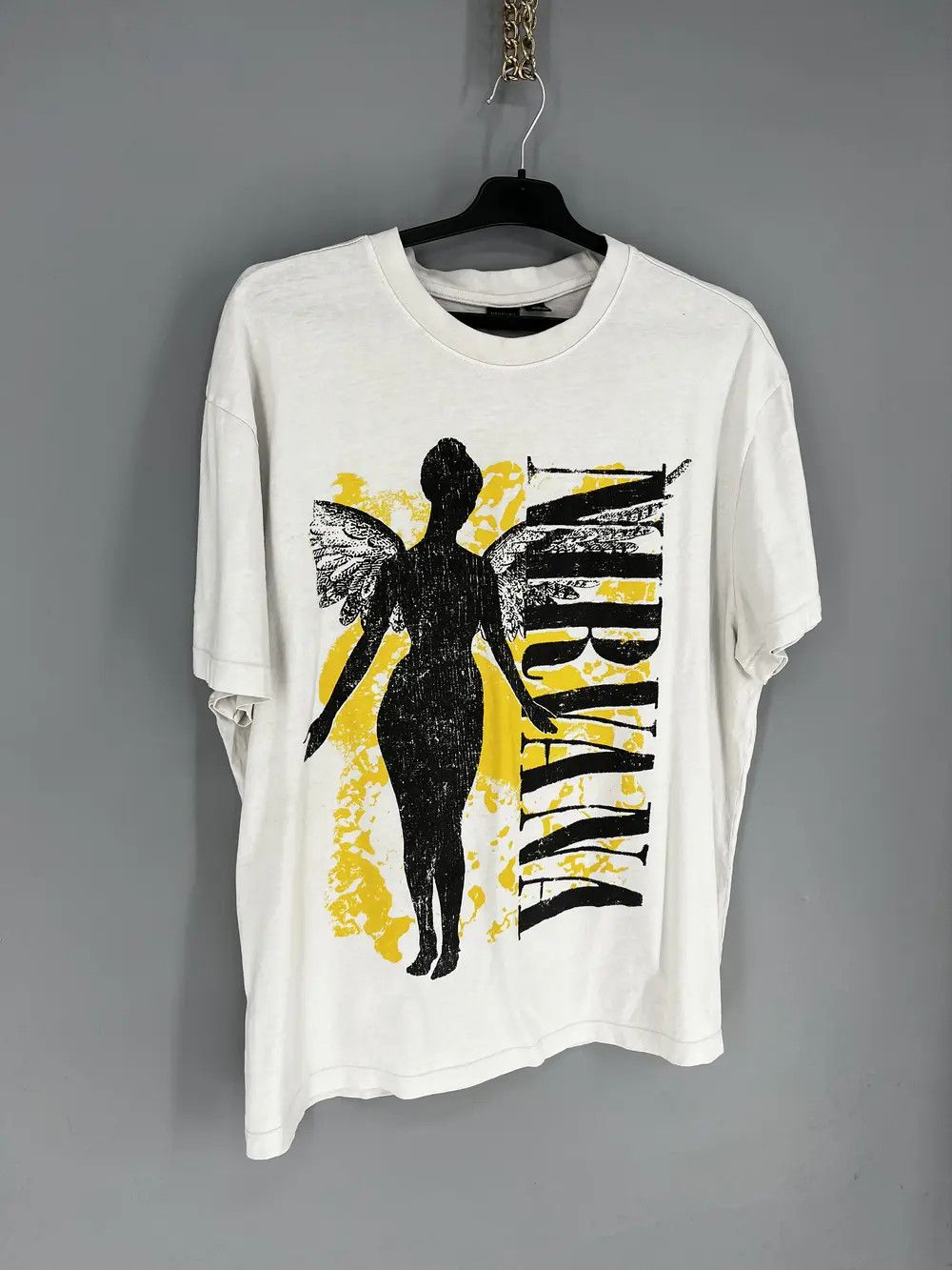 Band Tees Utero Nirvana Angel Album Cover Band Tee T-Shirt Small Size US L / EU 52-54 / 3 - 2 Thumbnail
