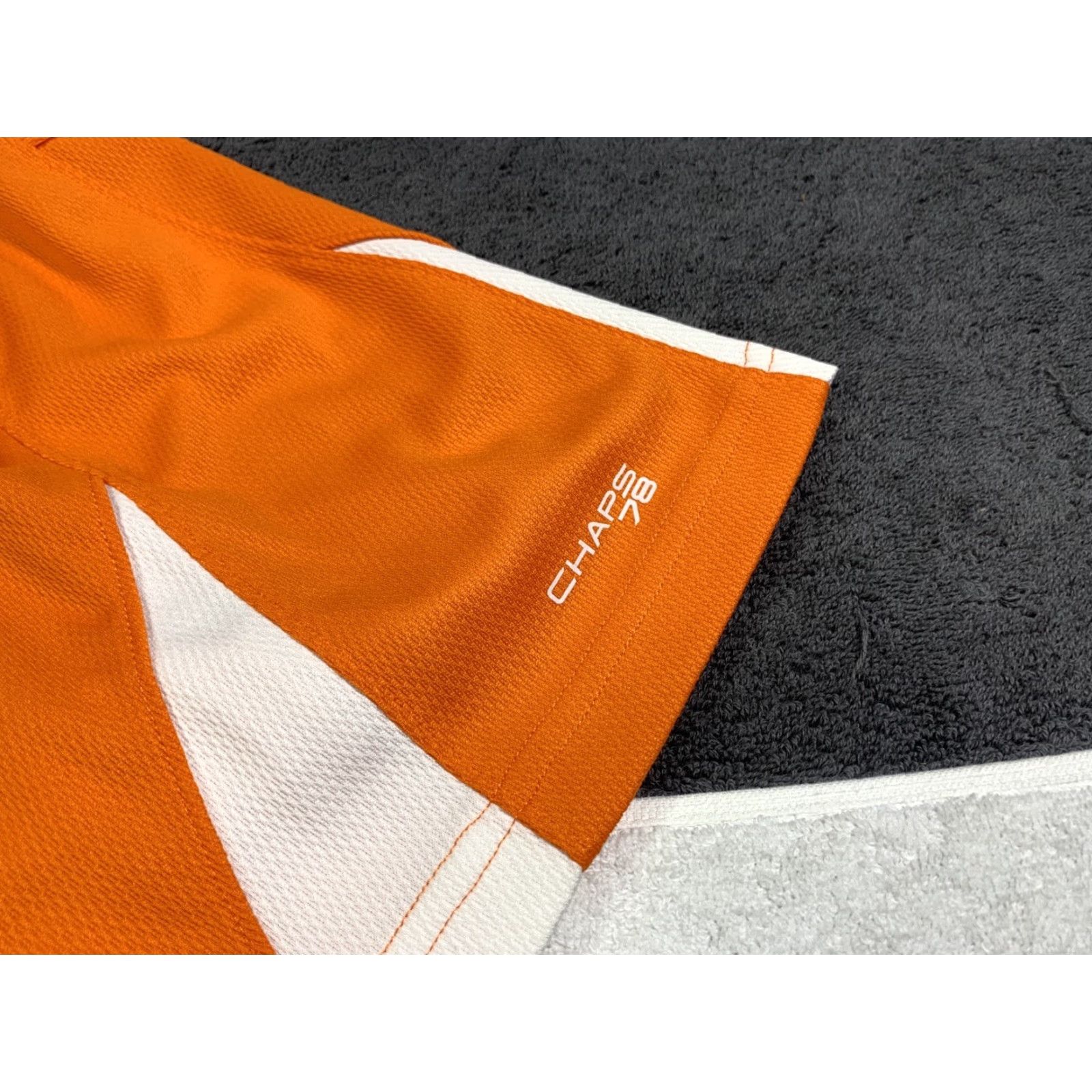 Chaps VINTAGE Chaps Golf Polo Shirt 2XL Men Stay Dry Orange White Activewear Size US XXL / EU 58 / 5 - 8 Thumbnail