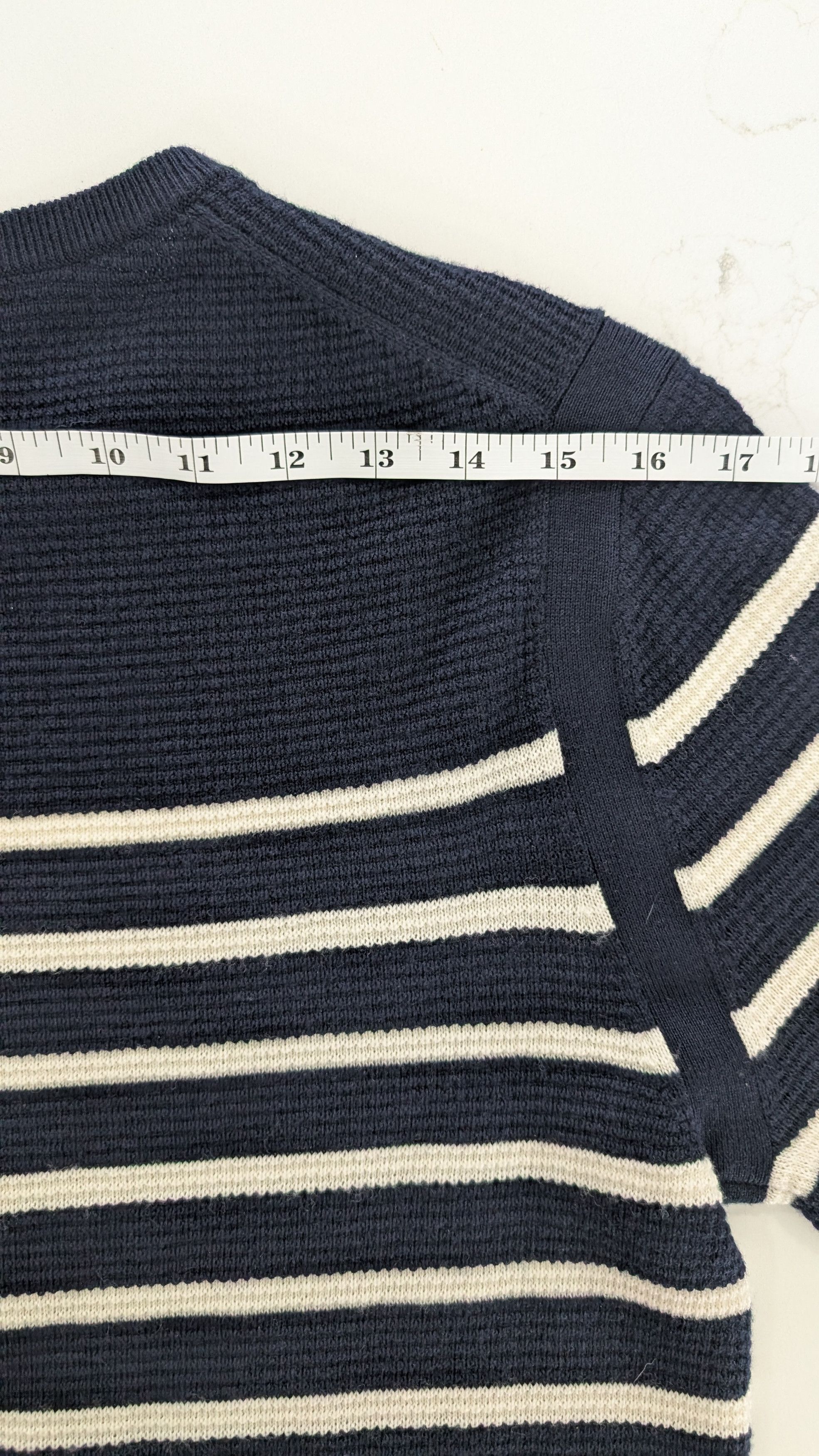 Todd Snyder ​Todd Snyder Stripe Waffle Merino Crew Sweater Thermal Size US S / EU 44-46 / 1 - 8 Thumbnail
