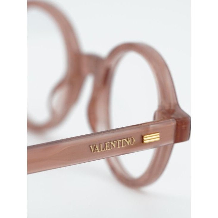Valentino Valentino VLX-185E Eyeglasses Pink with Stones 43mm Round Size ONE SIZE - 9 Thumbnail