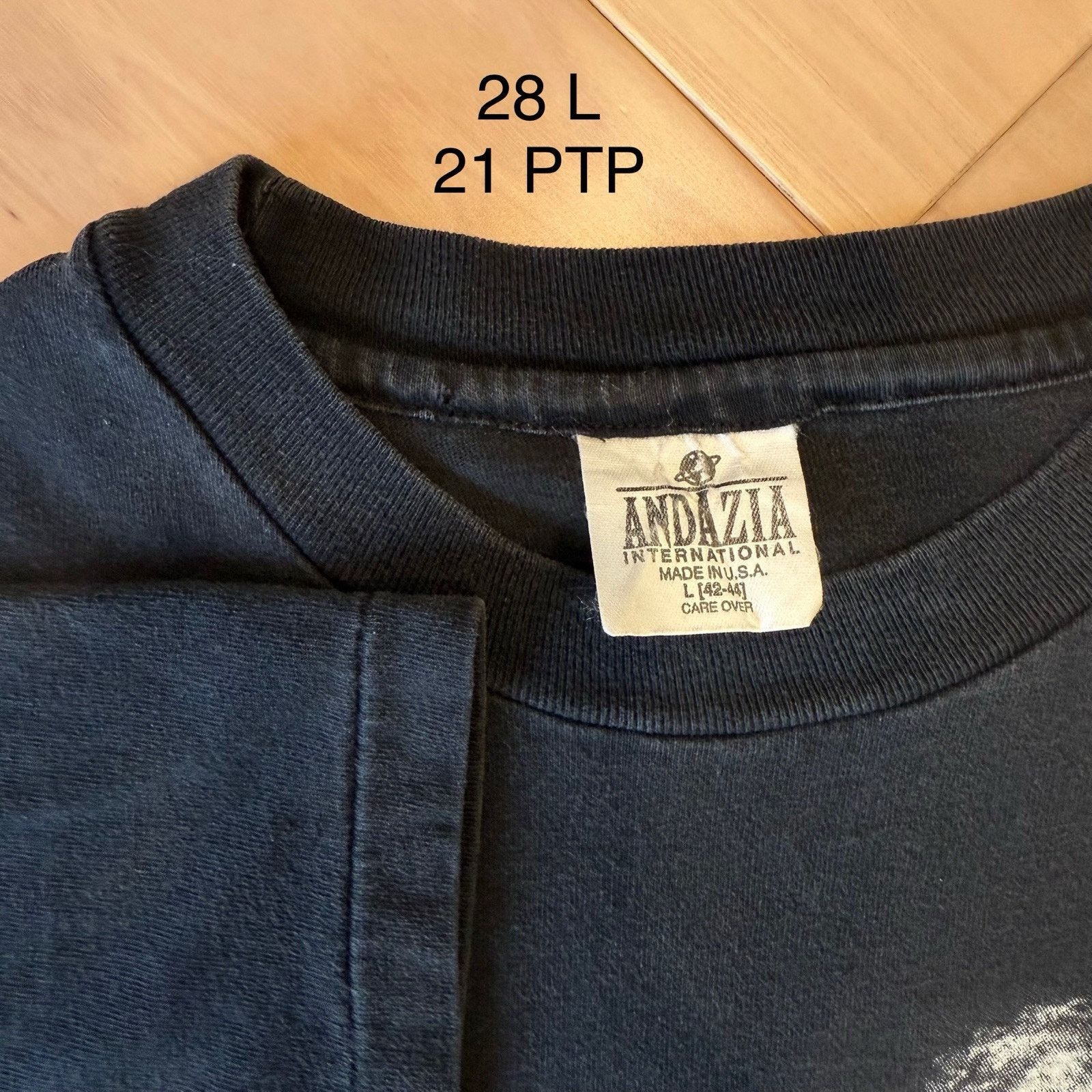 Vintage Vintage Albert Einstein Andazia Shirt L Black 90s Relativity Size US L / EU 52-54 / 3 - 5 Thumbnail