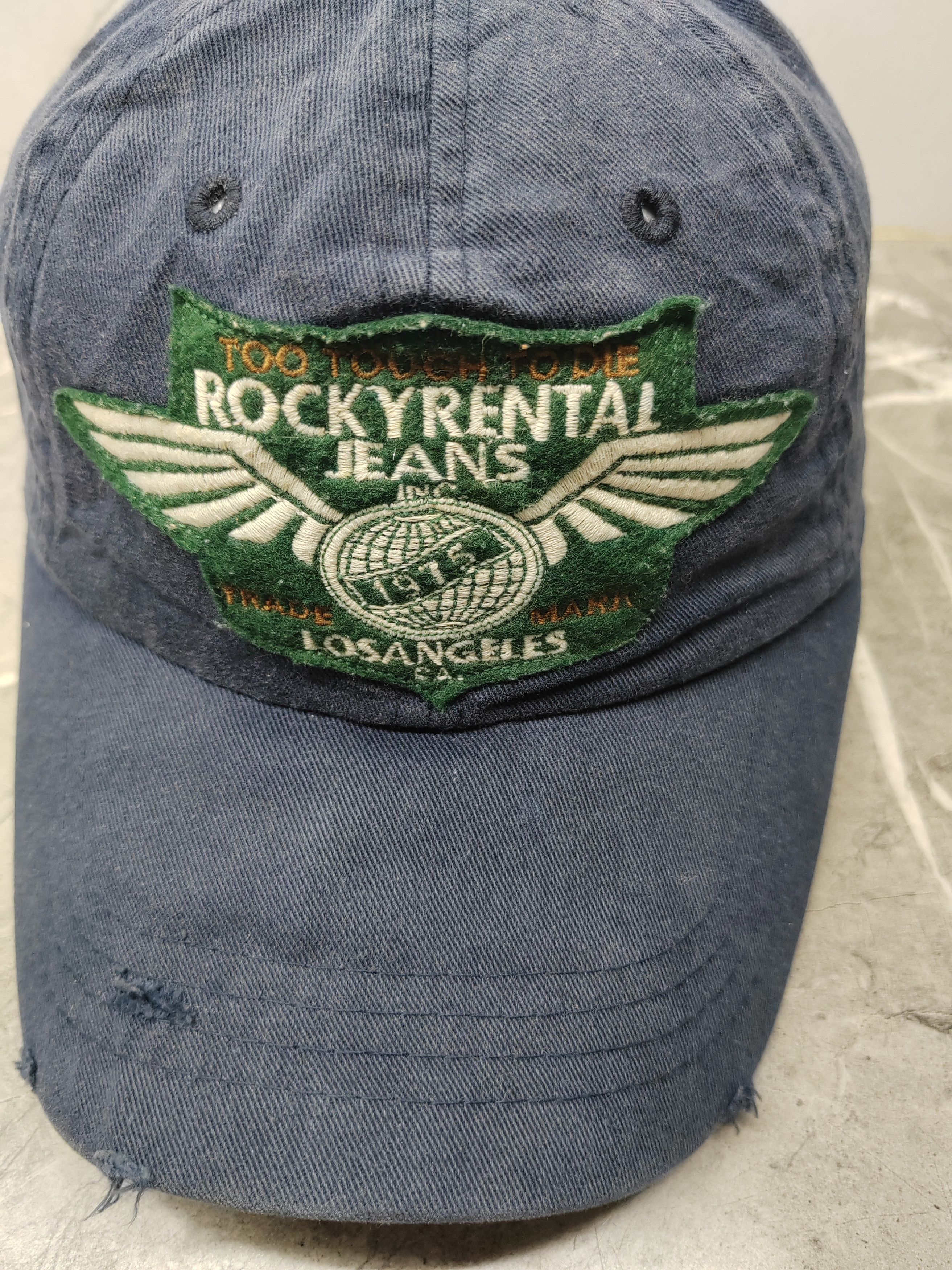 Vintage Vintage Rocky Rental Distressed Style Cap Hat Size ONE SIZE - 3 Thumbnail