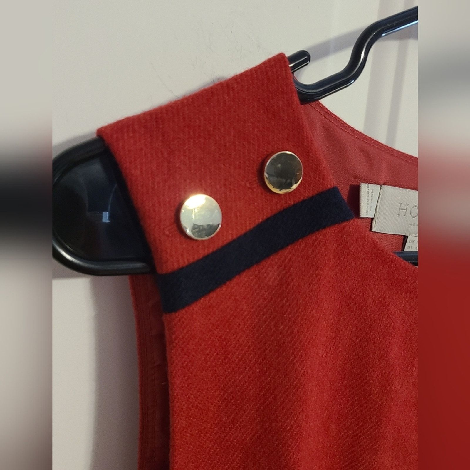 Hobbs London Hobbs London Short Red Dress Size 10 Size L / US 10 / IT 46 - 2 Thumbnail
