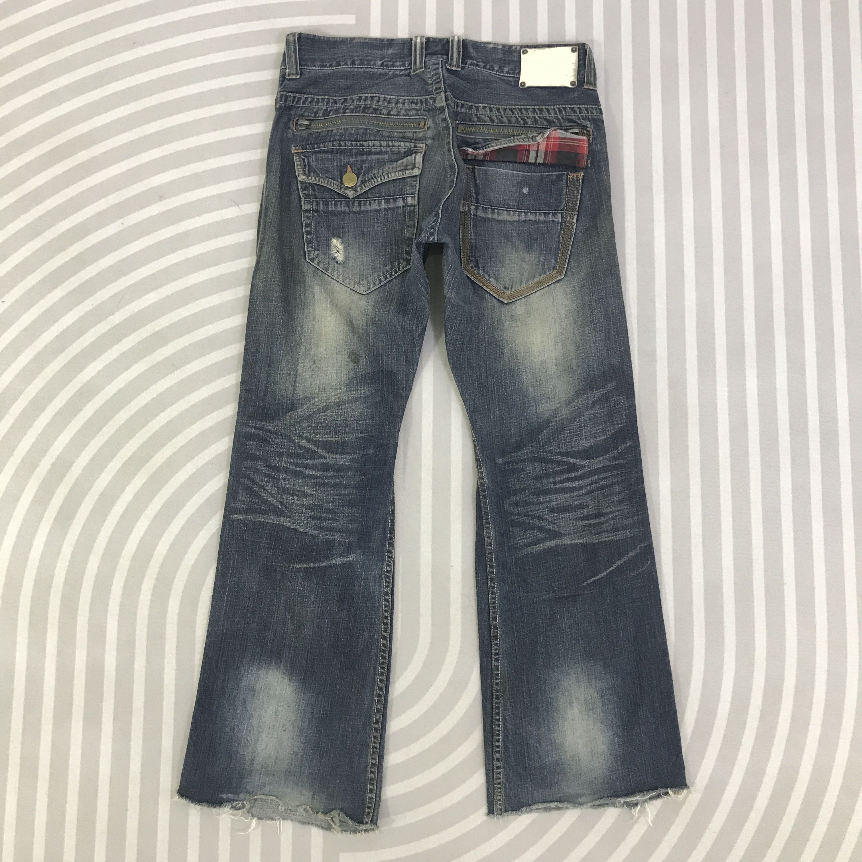 Japanese Brand Vintage Urban Craft Distressed Jeans pants K129B15 Size US 32 / EU 48 - 4 Thumbnail