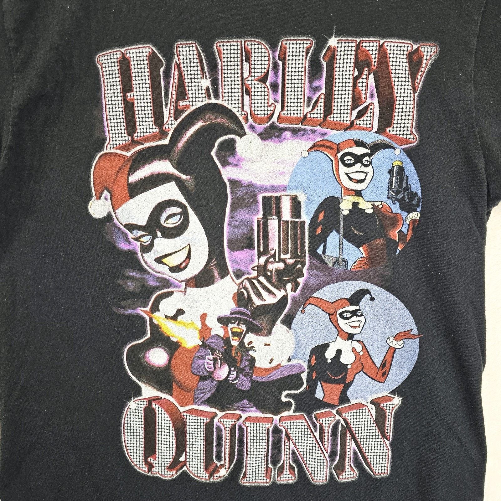DC Comics Harley Quinn Shirt Mens Small Cartoon Rap Tee Joker Batman Size US S / EU 44-46 / 1 - 3 Thumbnail