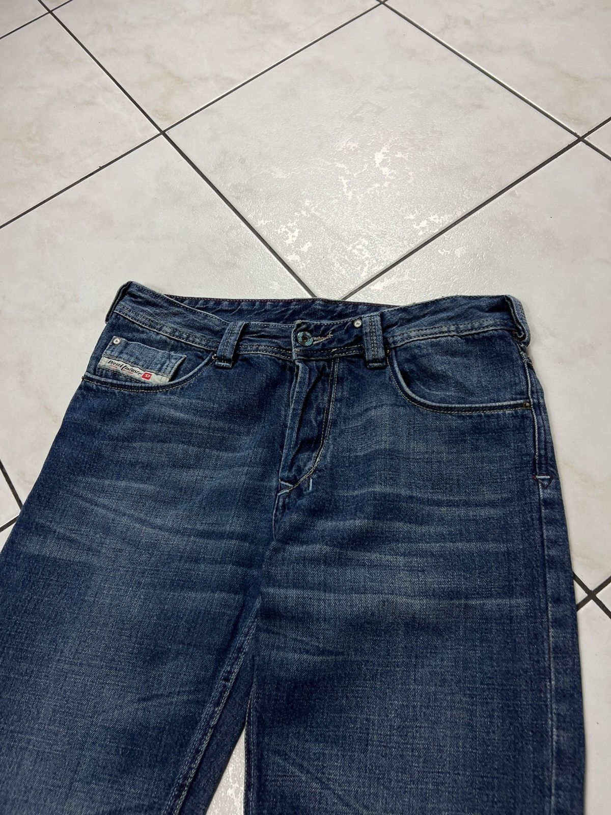 Diesel Vintage Diesel Fetzip y2k distressed denim zip jeans tribal Size US 30 / EU 46 - 3 Thumbnail