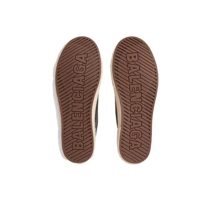 Balenciaga o1bcso1str1224 Paris Arena High Top Sneakers in Chocolate Size US 11 / EU 44 - 7 Thumbnail