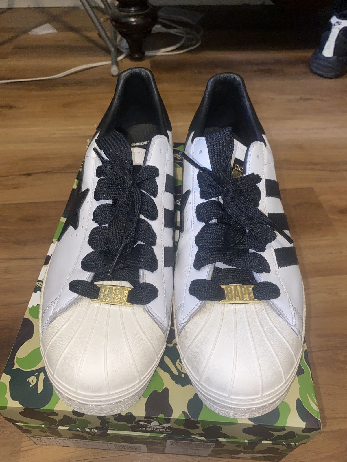 Adidas × Bape Bape x Adidas shell toes | Grailed
