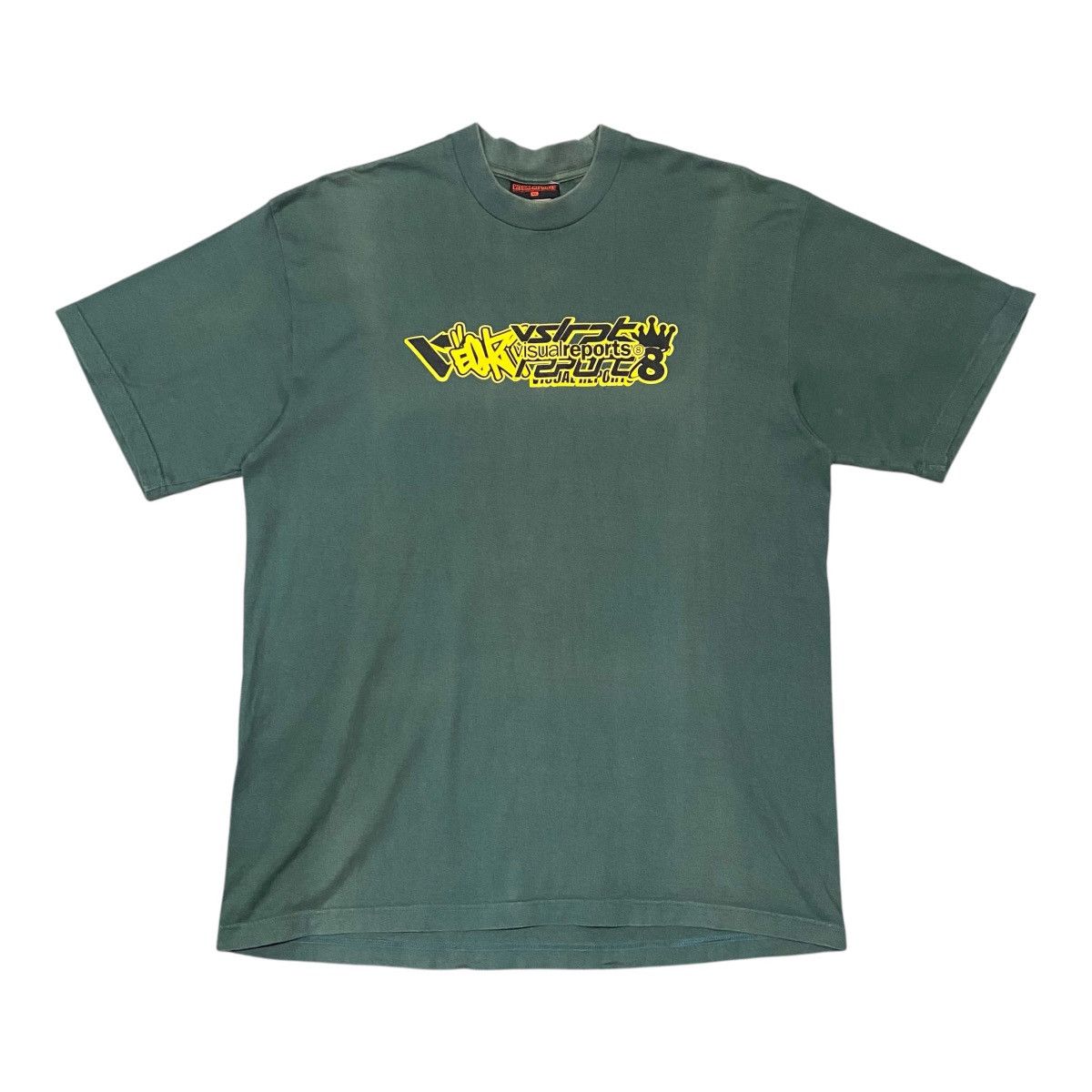 Japanese Brand × Visual VINTAGE VISUAL REPORTS GRAFFITI ART T SHIRT Size US XL / EU 56 / 4 - 1 Thumbnail