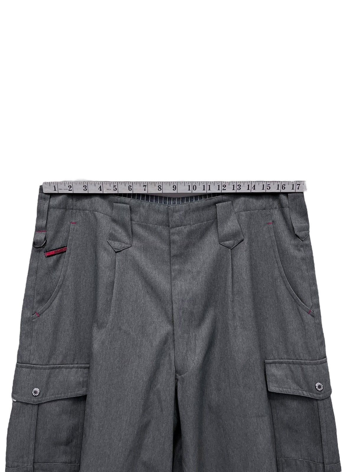 Japanese Brand Inspired YOHJI Baggy Balloon Buckle Leg Poly-Cotton Pants💥 Size US 34 / EU 50 - 13 Thumbnail