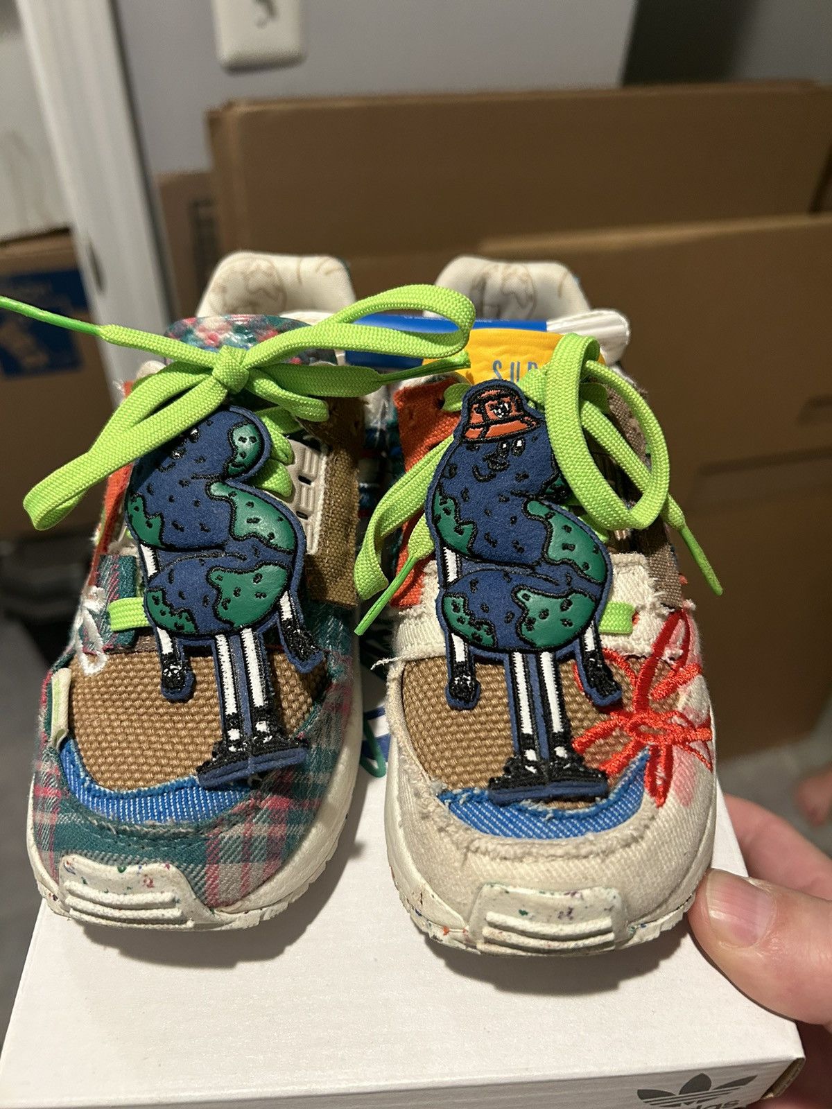 Adidas × Round Two Adidas x Sean Wortherspoon ZX 8000 Superearth toddler Size US 8 / EU 41 - 4 Thumbnail