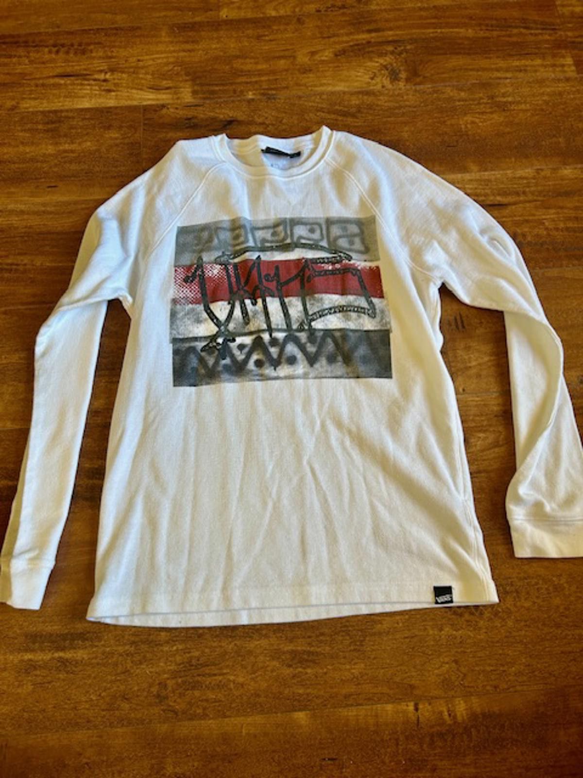 Vans Vans White Long Sleeve Graphic Shirt Large Size US L / EU 52-54 / 3 - 1 Thumbnail