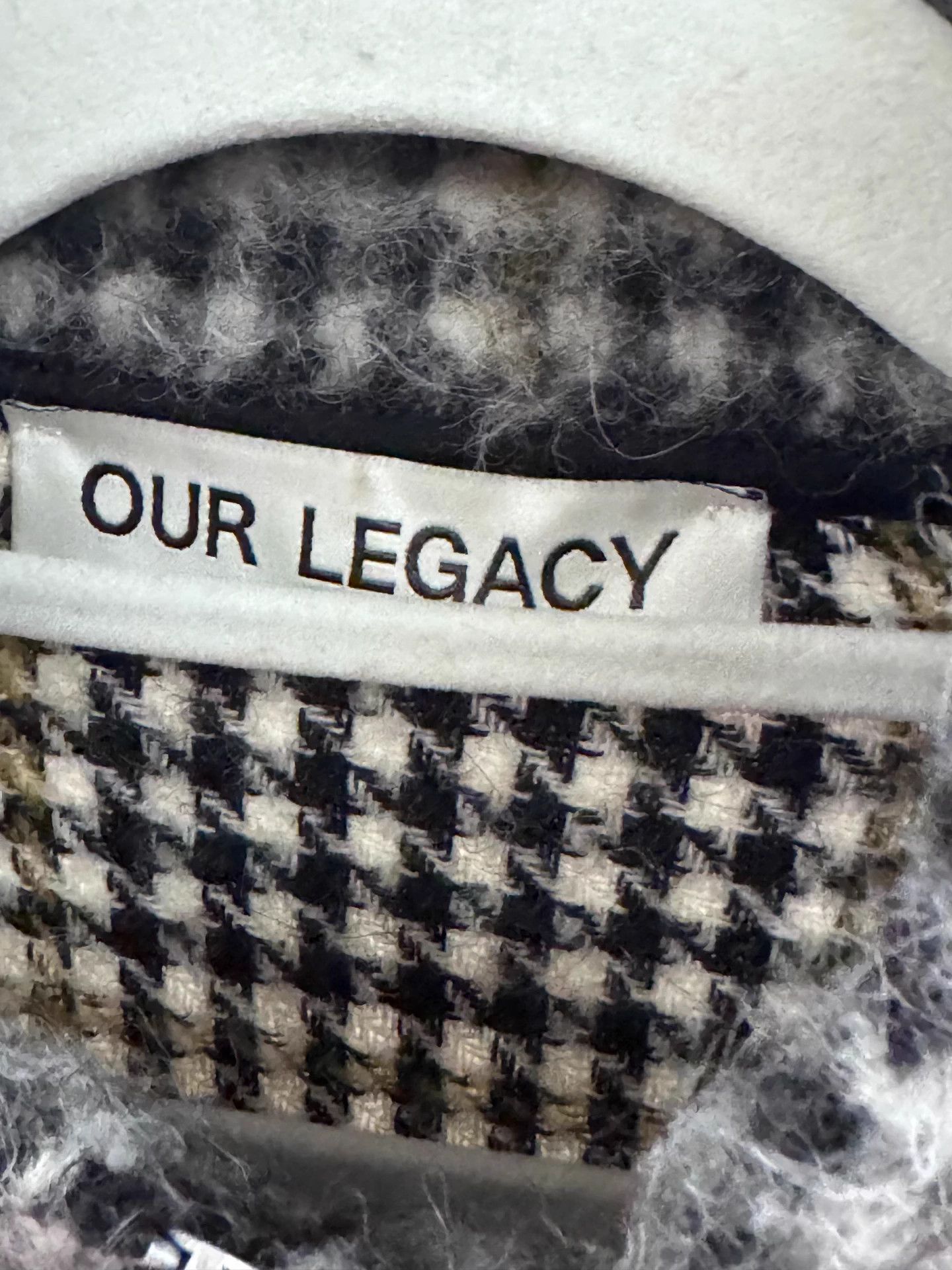Our Legacy Our Legacy Nerd Check Plaid Wool Blend Jacket B/Y/G Size US M / EU 48-50 / 2 - 2 Thumbnail