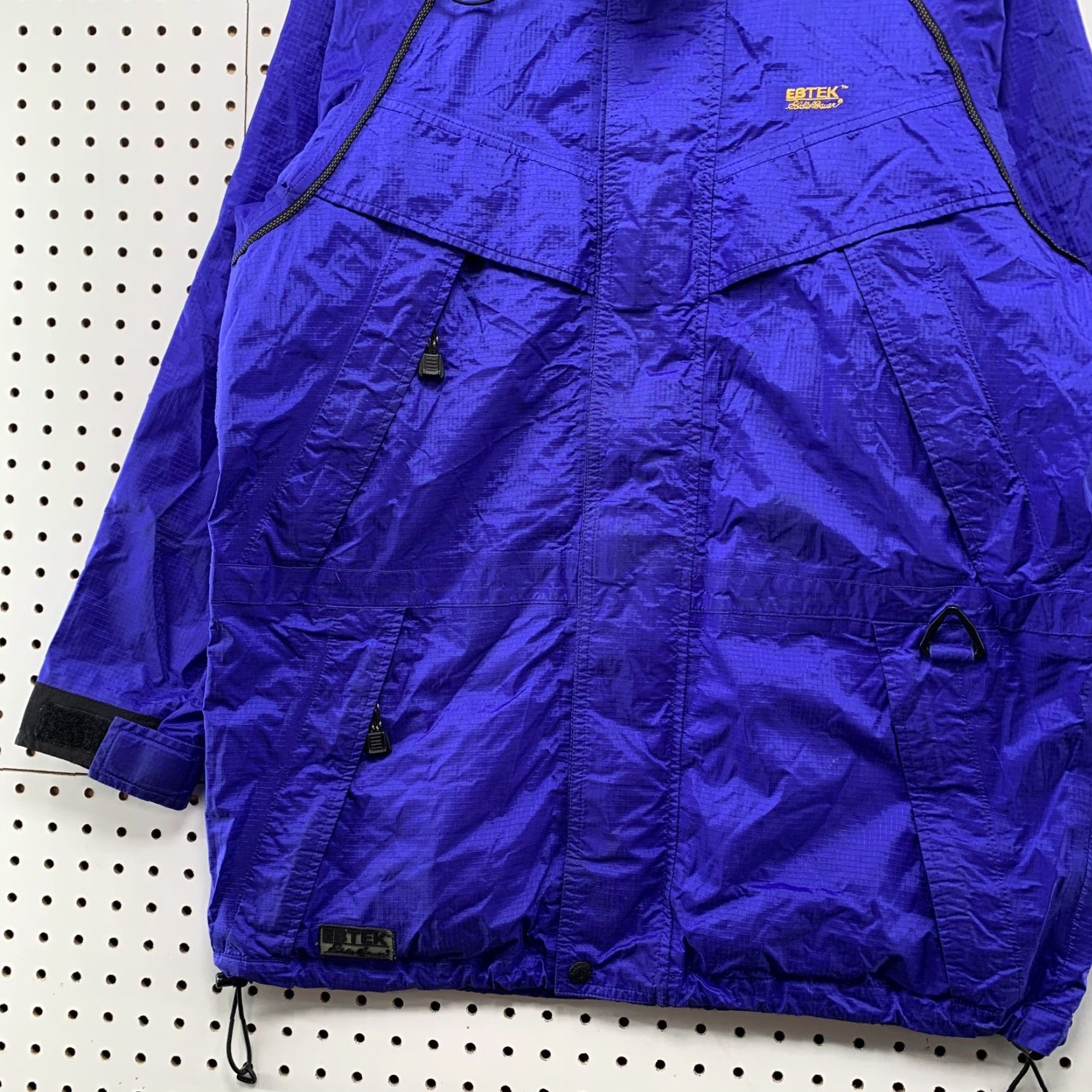 Eddie Bauer VINTAGE Eddie Bauer EBTEK Gore-Tex Hooded Jacket Mens Small Blue Purple Jacket Size US S / EU 44-46 / 1 - 3 Thumbnail
