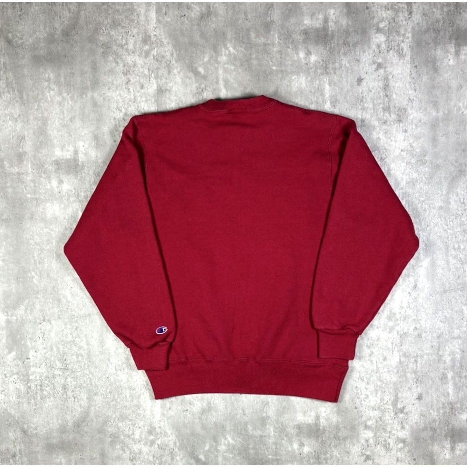 Champion VINTAGE Red Champion Pullover Sweatshirt size S Embroidered 80s USA Mens Size US S / EU 44-46 / 1 - 5 Thumbnail