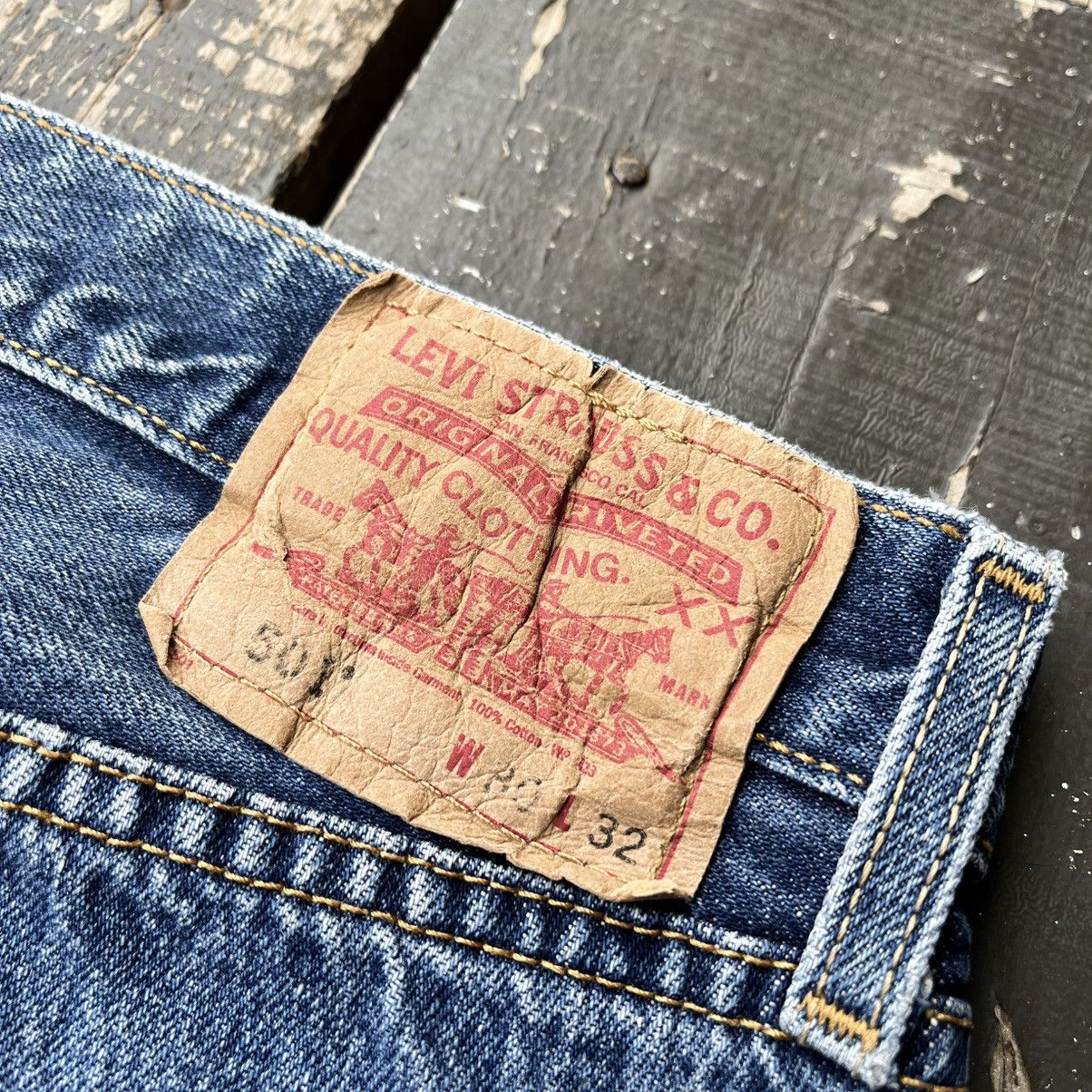 Levi's Vintage 90s Levi’s 501 Jeans – Stonewash 0115 Size US 30 / EU 46 - 7 Thumbnail