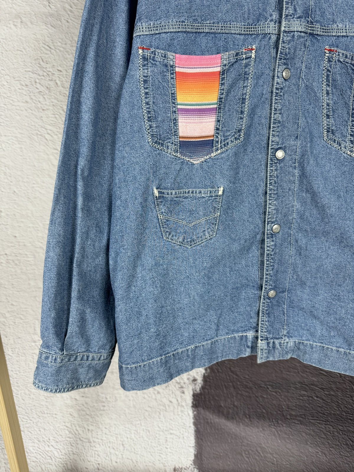 Replay × Vintage Replay cowboy western vintage made in Italy denim shirt Size US M / EU 48-50 / 2 - 5 Thumbnail