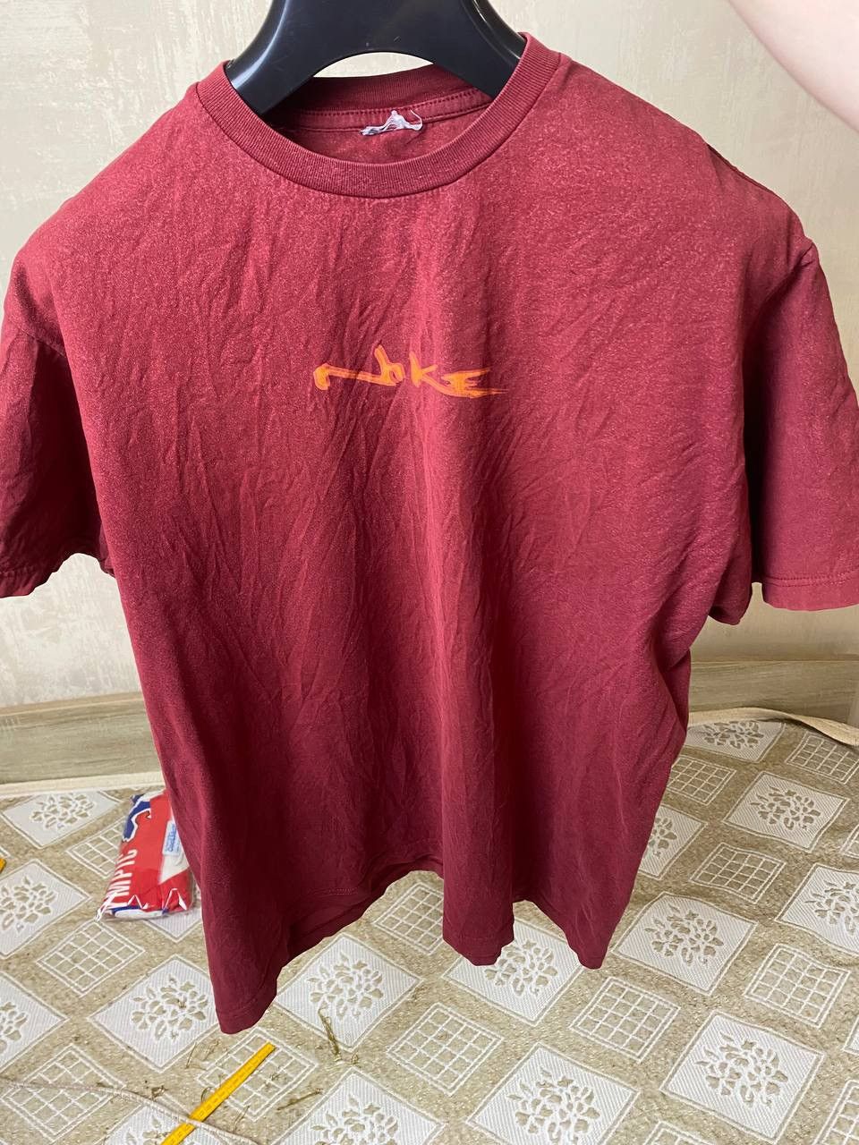 Nike 🔥 Nike 90s Vintage Rare Logo Y2K Washed T Shirt Swoosh TN Size US XL / EU 56 / 4 - 4 Thumbnail