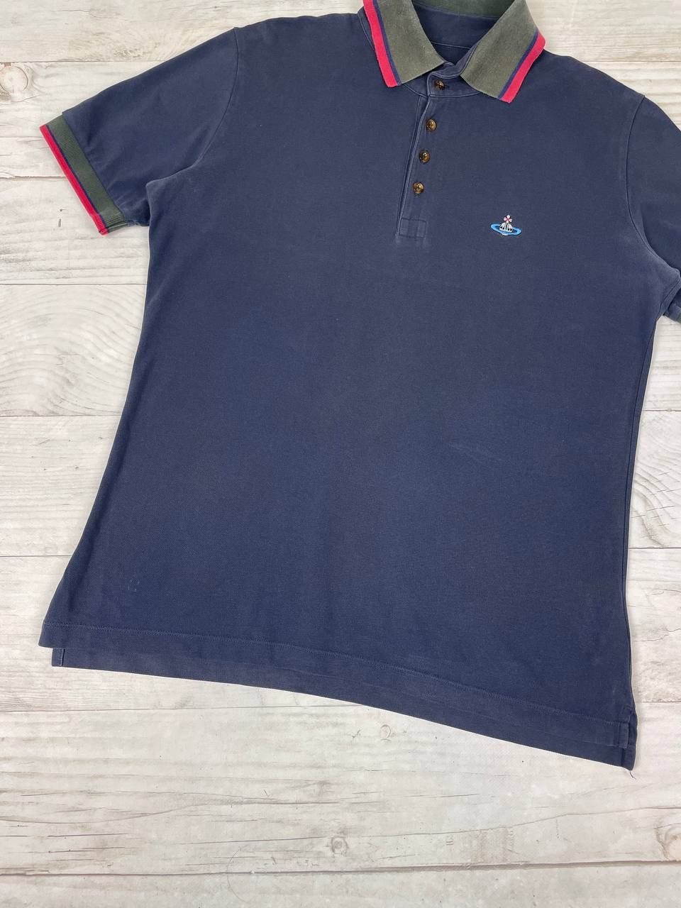 Vivienne Westwood Vivienne Westwood Polo Shirt Logo Orb Size US XL / EU 56 / 4 - 3 Thumbnail