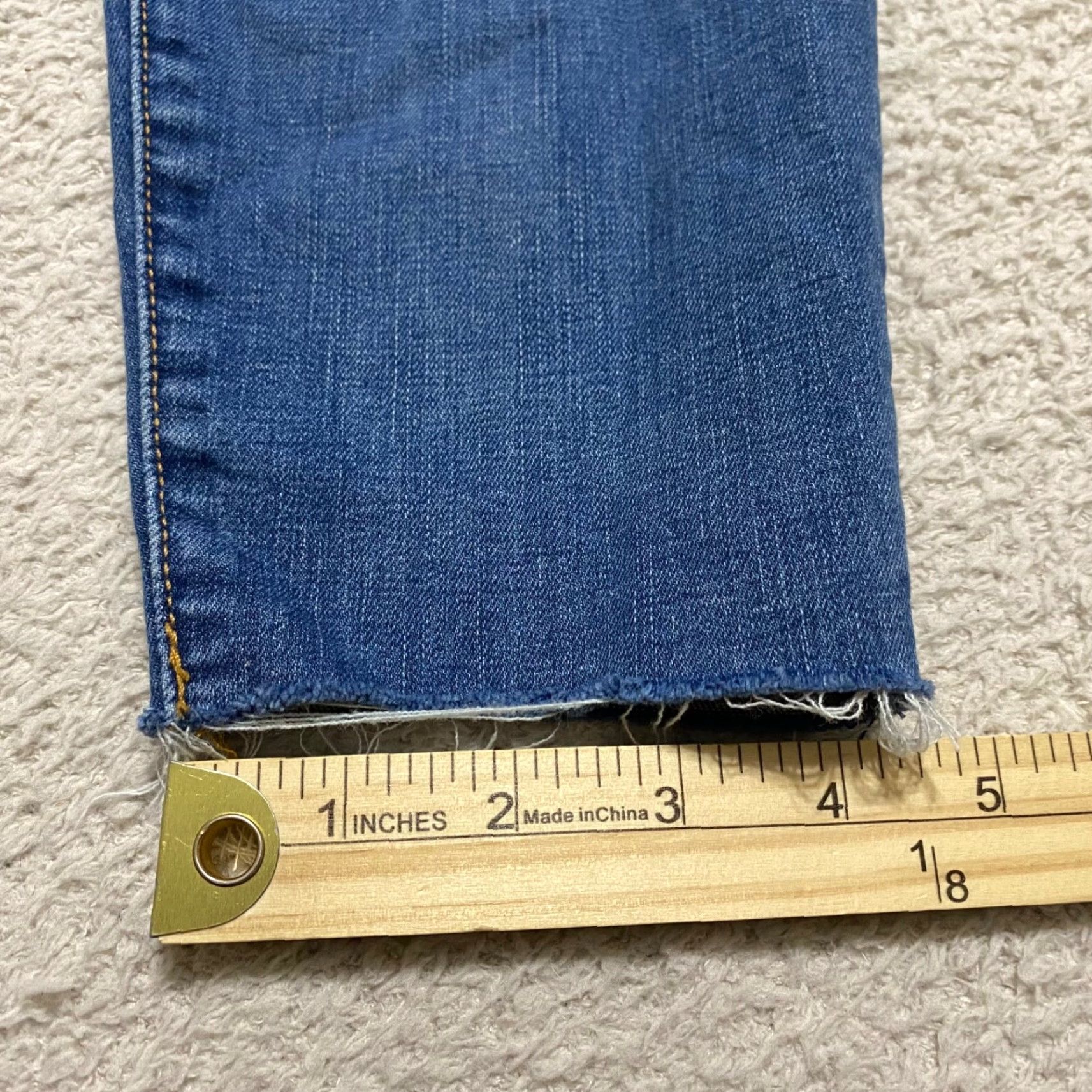 Lucky Brand Lucky Brand Jeans Womens 26x25 Low Rise Lolita Skinny Crop Dark Blue Denim 5-Pocket Regular Womens Boys Girls Mens Size 26" / US 2 / IT 38 - 2 Thumbnail
