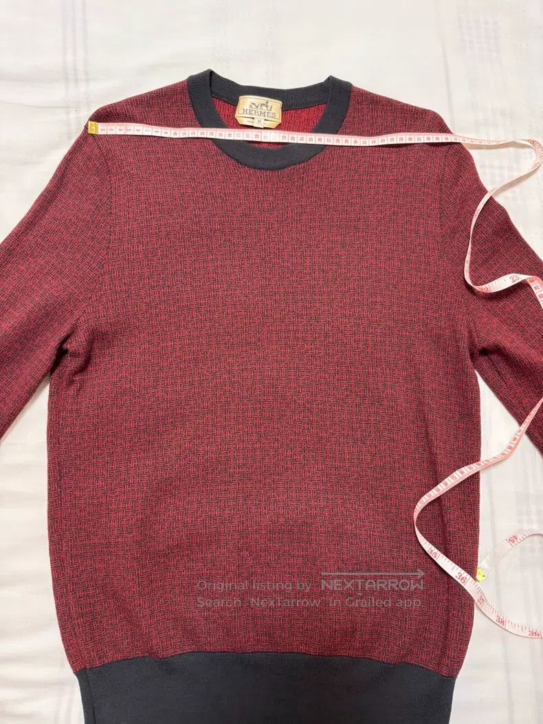 Other Hermes Wool sweater 100% wool with full body H pattern Size US M / EU 48-50 / 2 - 3 Thumbnail