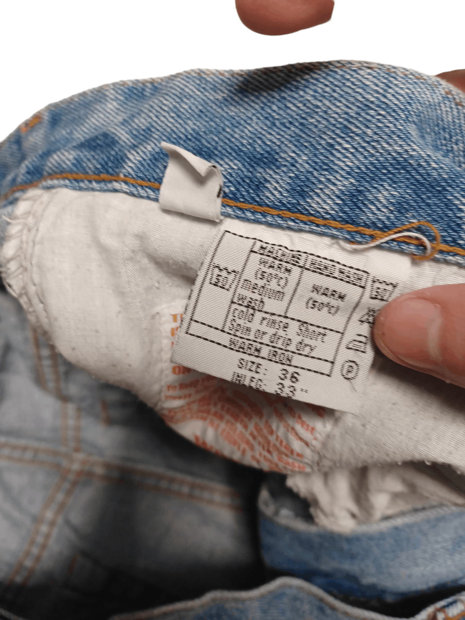 Other VINTAGE 90S RED ROCK W36 L33 JEANS MADE IN EUROPE HEAVY COTN Size US 36 / EU 52 - 5 Thumbnail