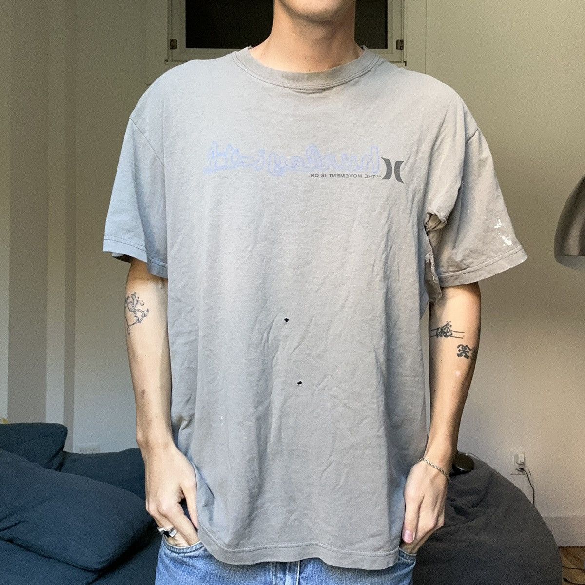 Hurley × Vintage Vintage Y2K Tharshed Hurley Intl Skate Surg Graphic Shirt Size US XL / EU 56 / 4 - 6 Thumbnail